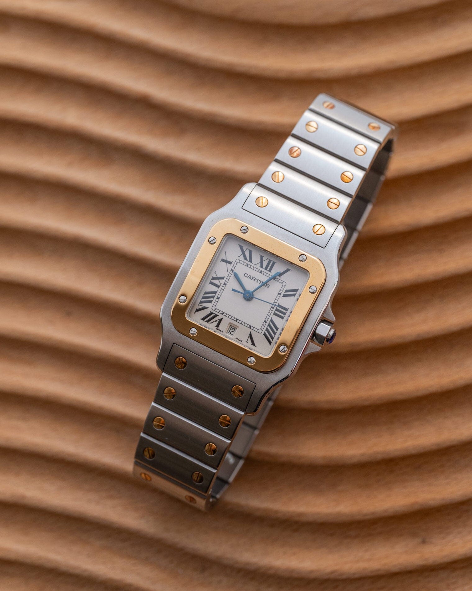 Cartier サントス ガルベ LM アイボリーローマン 新型 箱保証書付 Watch CARTIER