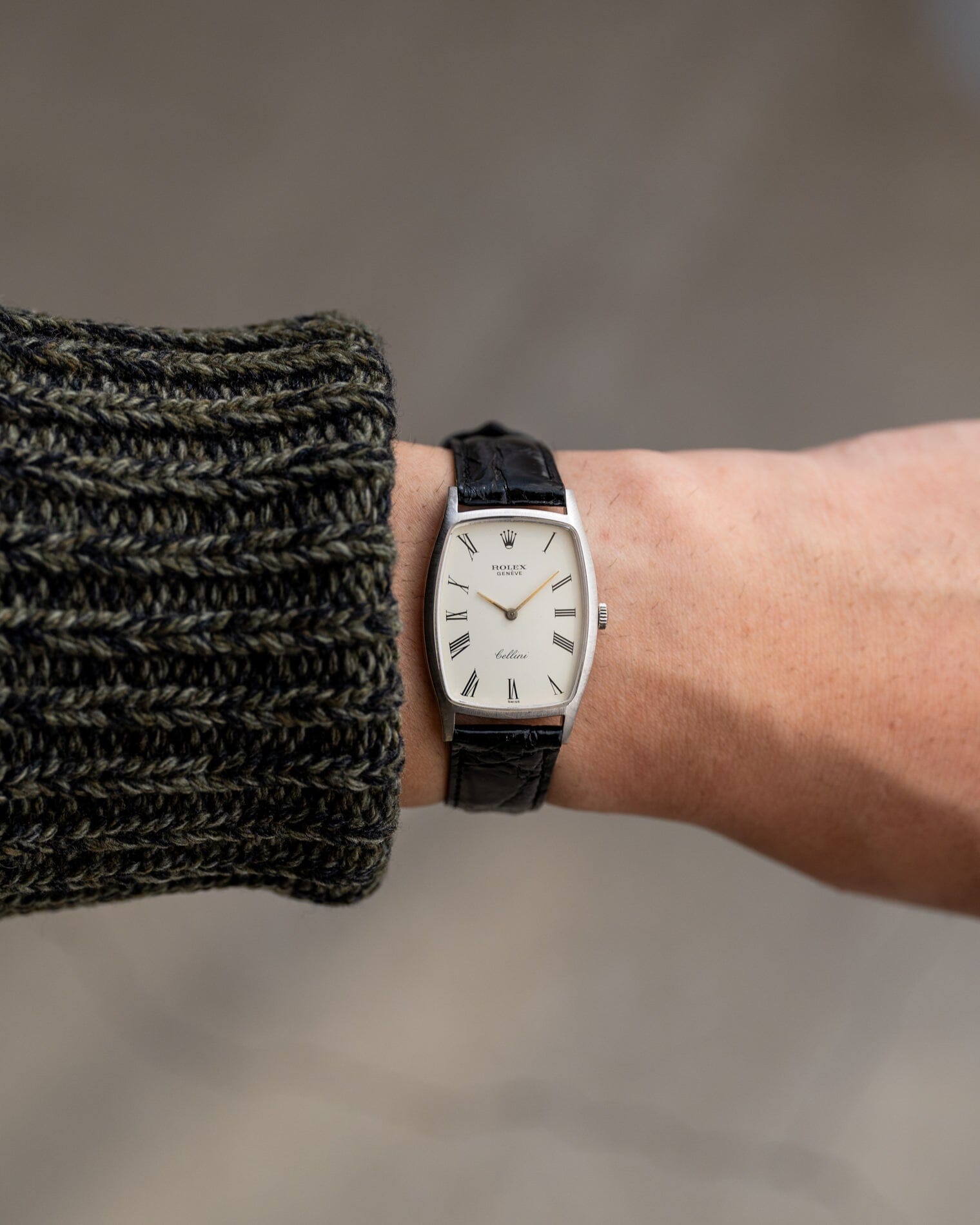 Rolex チェリーニ 3807 WG ホワイトローマン Watch ROLEX
