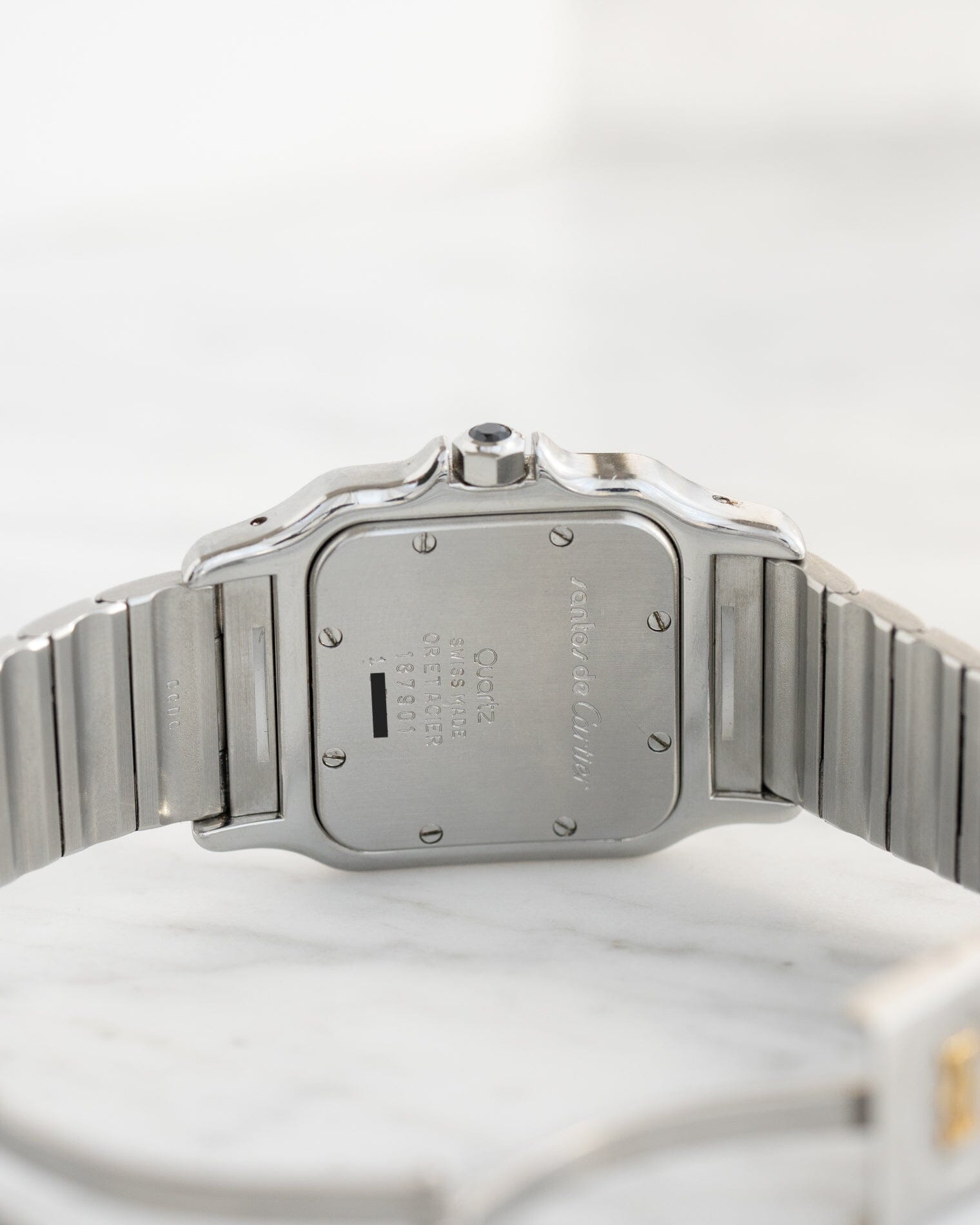 Cartier サントス ガルベ LM アイボリーローマン Watch CARTIER