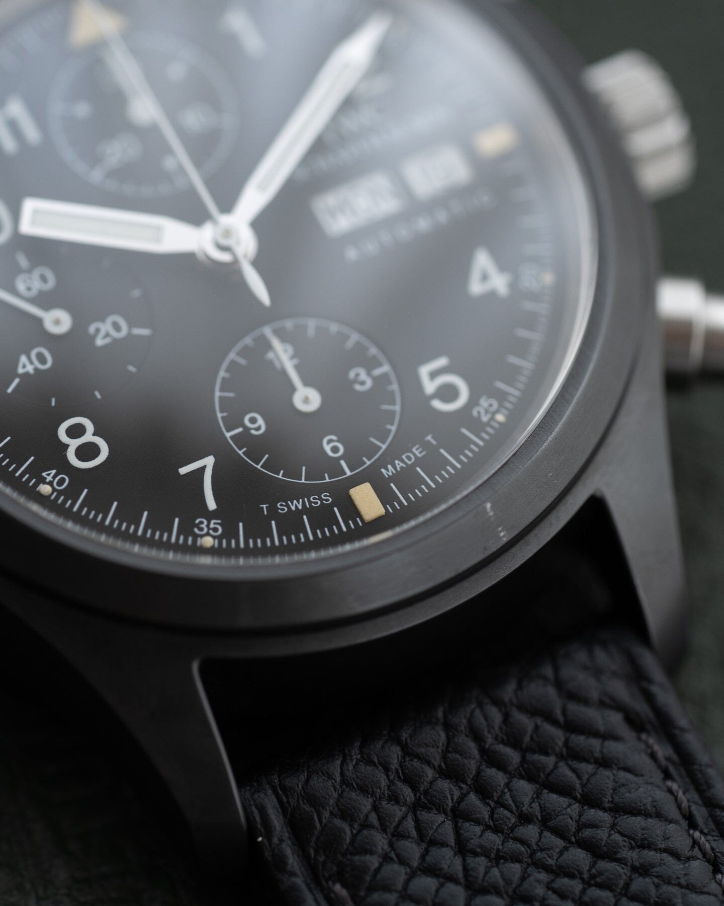 IWC Flieger Chronograph 3705 Black Ceramic Watch IWC