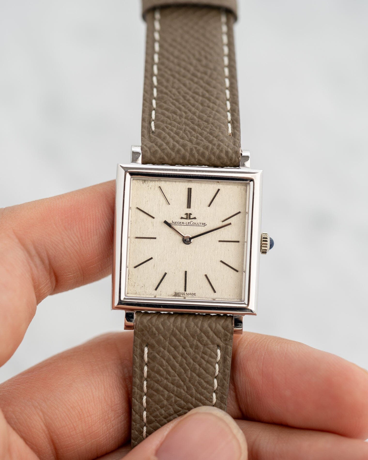 Jaeger-LeCoultre Square 4442 WG Snowflake Dial Watch Jaeger-LeCoultre