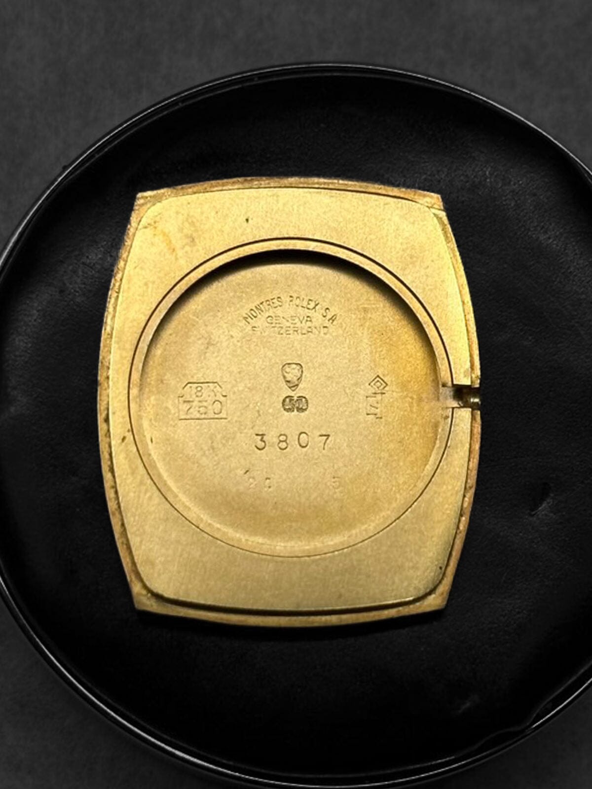 Rolex チェリーニ 3807 YG シャンパンダイアル 裏蓋シールあり Watch ROLEX