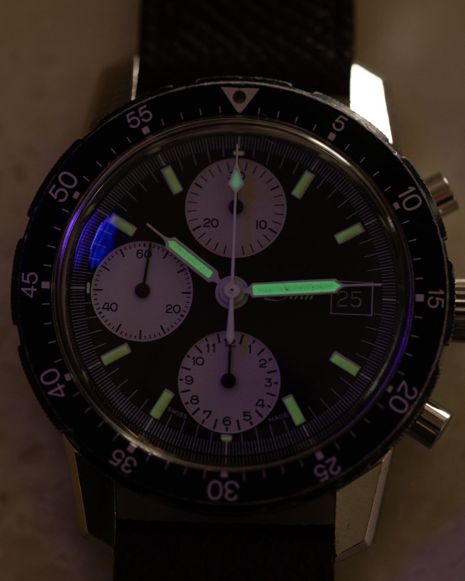 Sinn 103.A クロノグラフ 逆パンダ バルジュー7760 Watch SINN