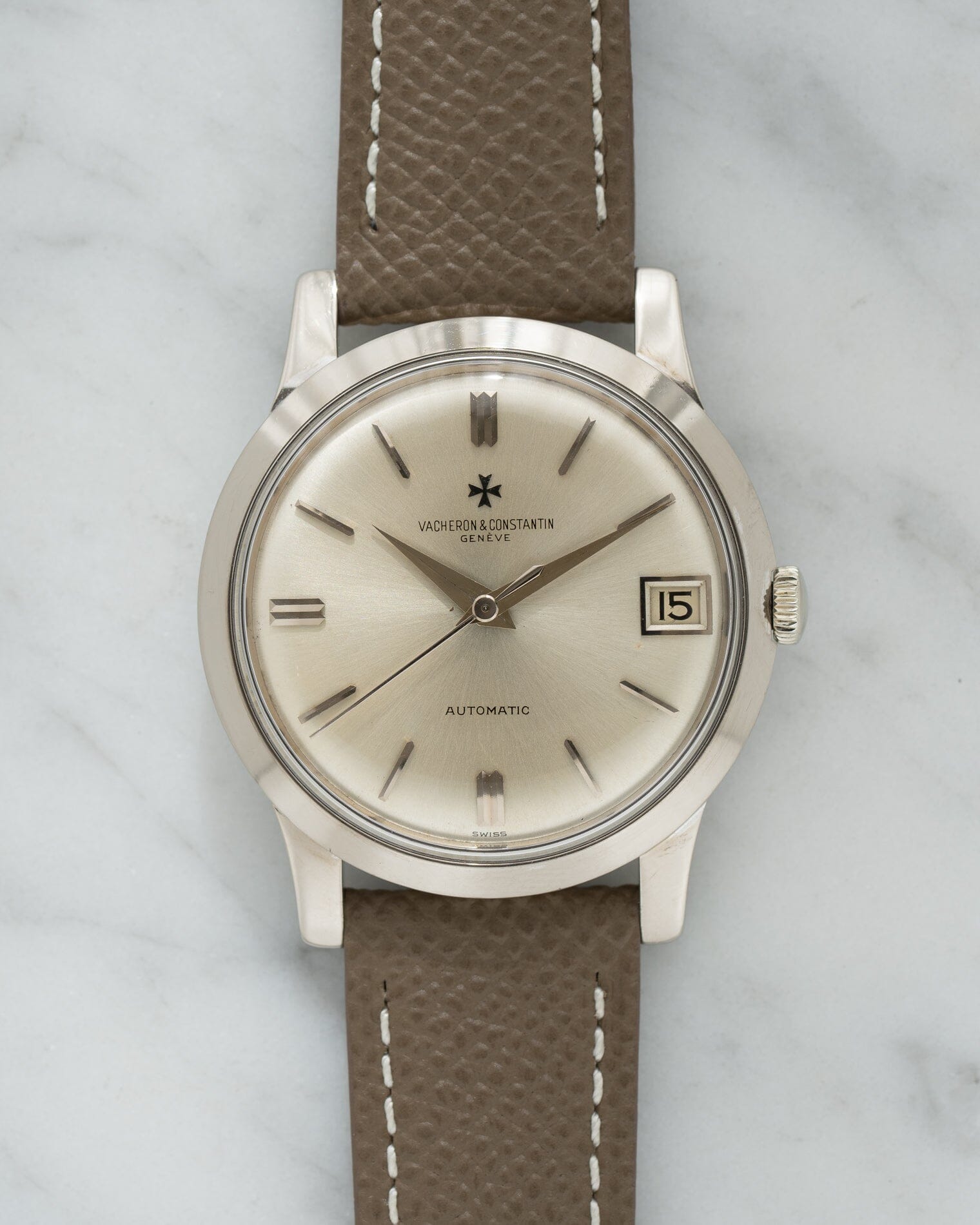 Vacheron Constantin ラウンド 6378Q WG シルバーダイアル Watch VACHERON CONSTANTIN