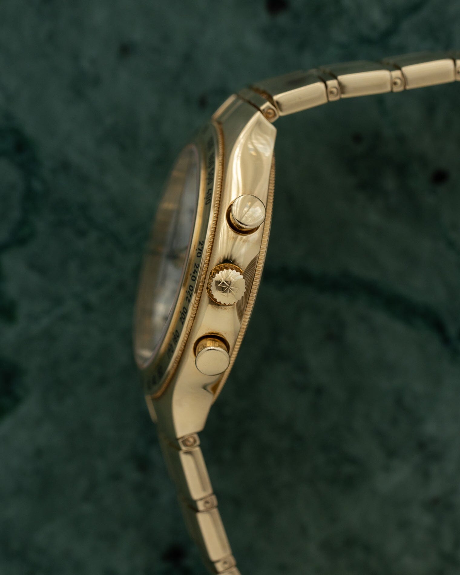 Vacheron Constantin フィディアス 49002 YG クロノグラフ ホワイトエナメルダイアル Watch VACHERON CONSTANTIN