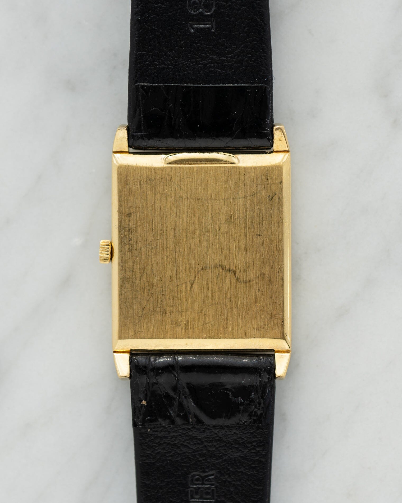 Vacheron Constantin レクタングル 6791 "タンク" YG ダークグレーダイアル Watch VACHERON CONSTANTIN