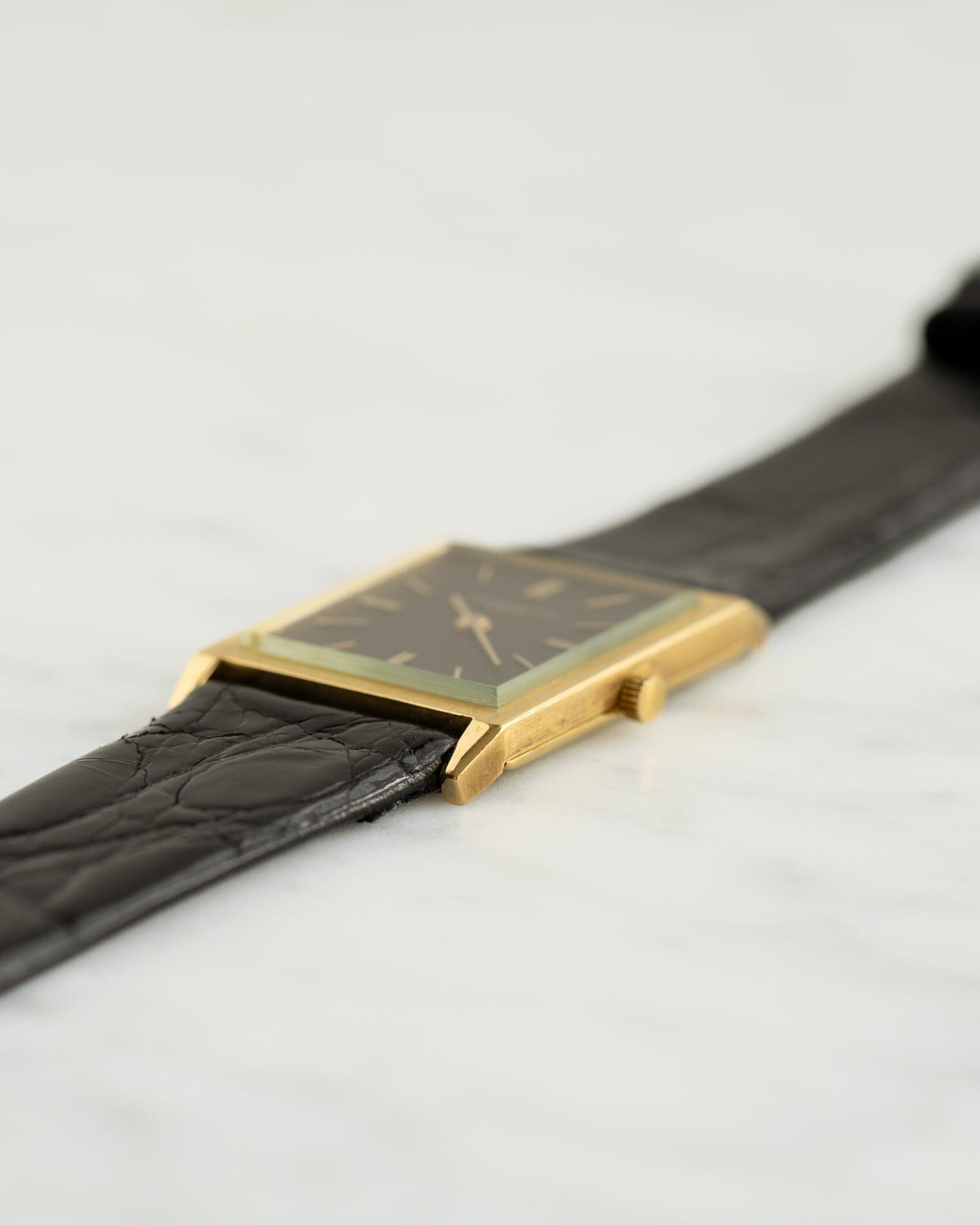 Vacheron Constantin レクタングル 6791 "タンク" YG ダークグレーダイアル Watch VACHERON CONSTANTIN