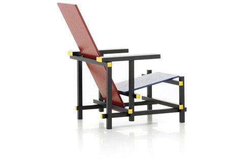 Vitra Miniatures Rood blauwe stoel Gerrit Rietveld, 1918 - Arbitro