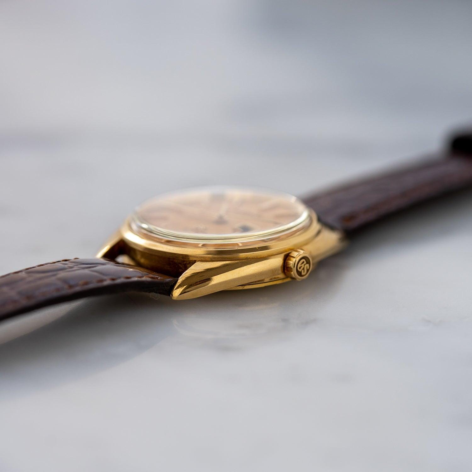 GRAND SEIKO Hi-BEAT 5646-7005 YG Patina Dial - Arbitro