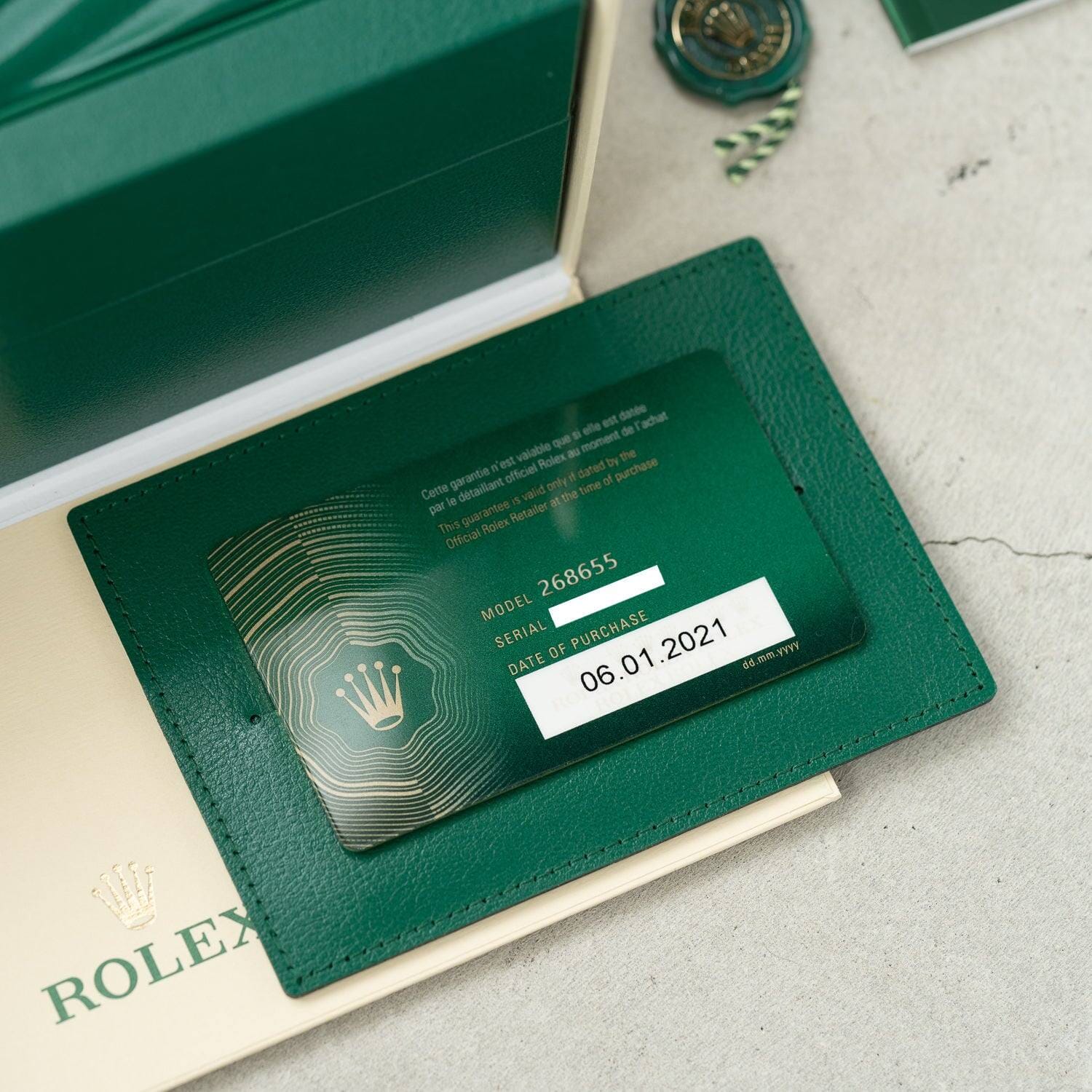 ROLEX Yacht-Master 37 268655 Box and Paper - Arbitro