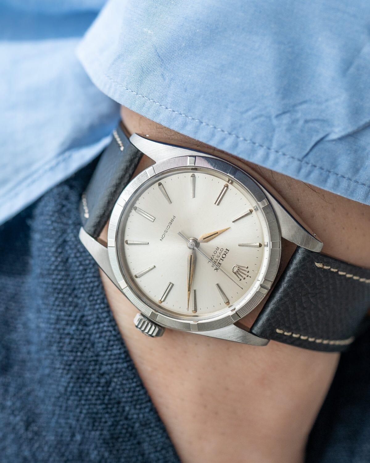 ロレックス オイスターロイヤル プレシジョン 6427 シルバーダイアル Watch ROLEX