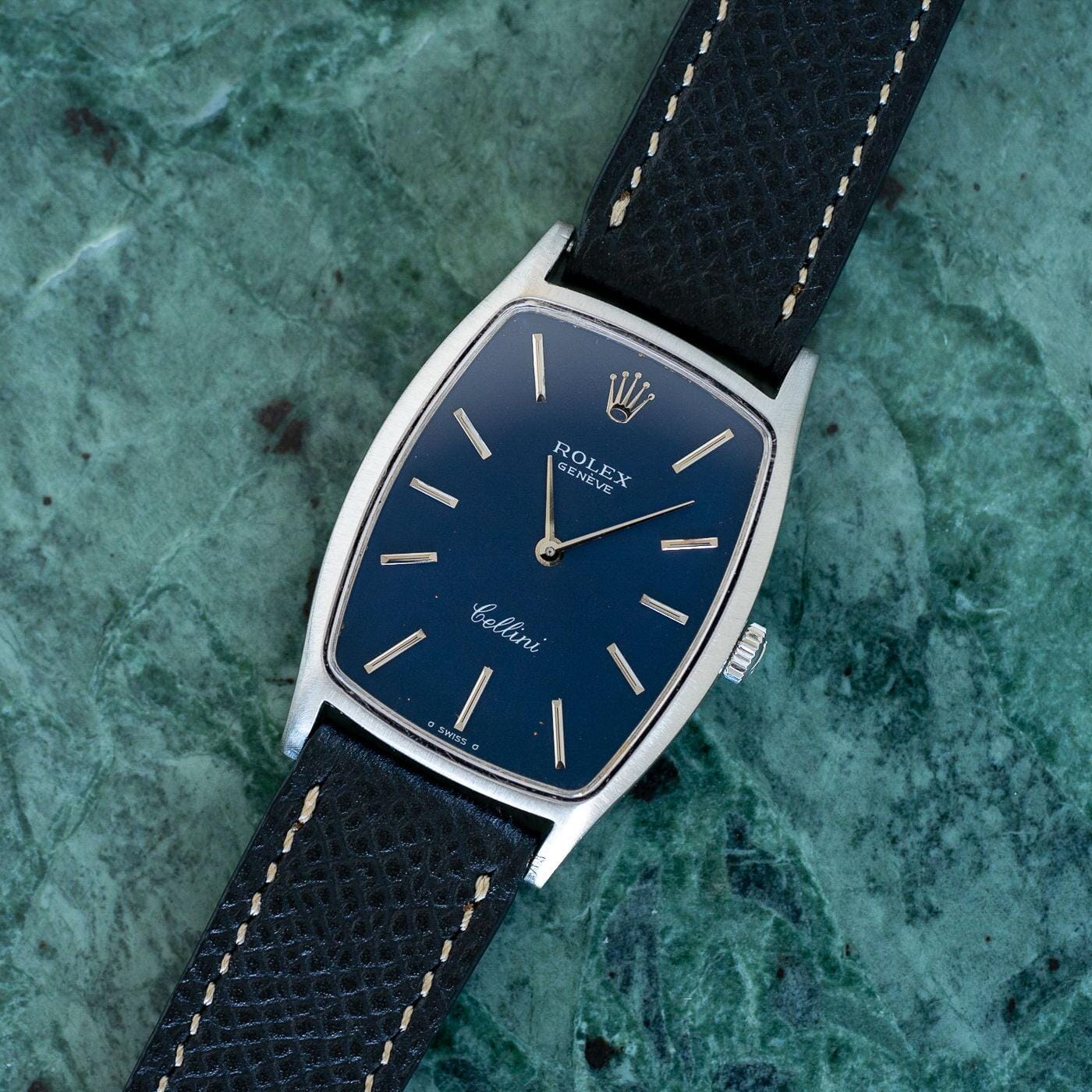 ROLEX Cellini 3807 WG Navy Dial - Arbitro