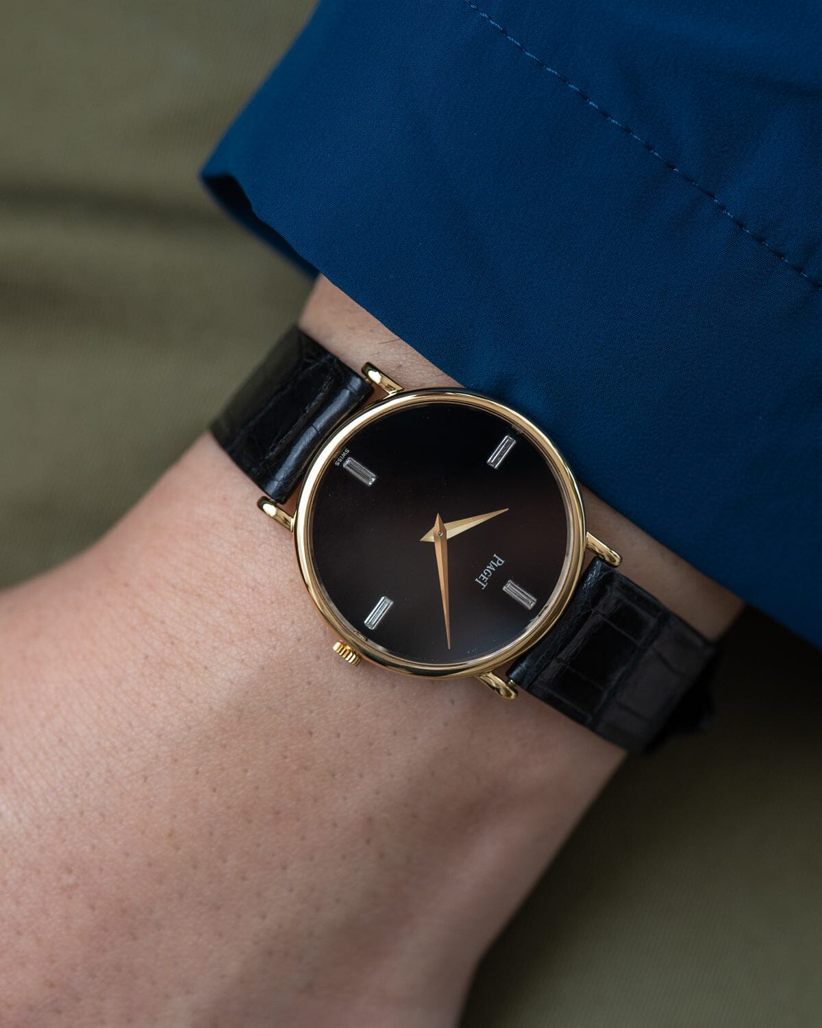 ピアジェ アルティプラノ 9025 YG オニキスダイアル Watch PIAGET
