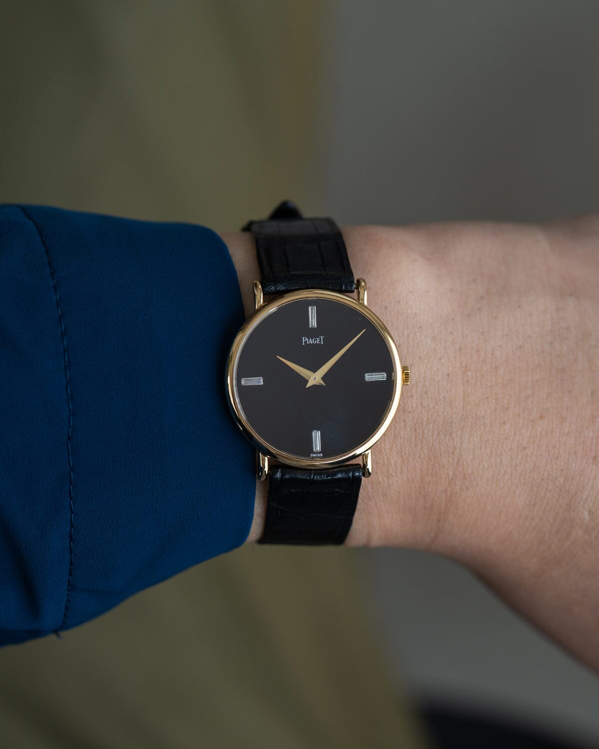 ピアジェ アルティプラノ 9025 YG オニキスダイアル Watch PIAGET