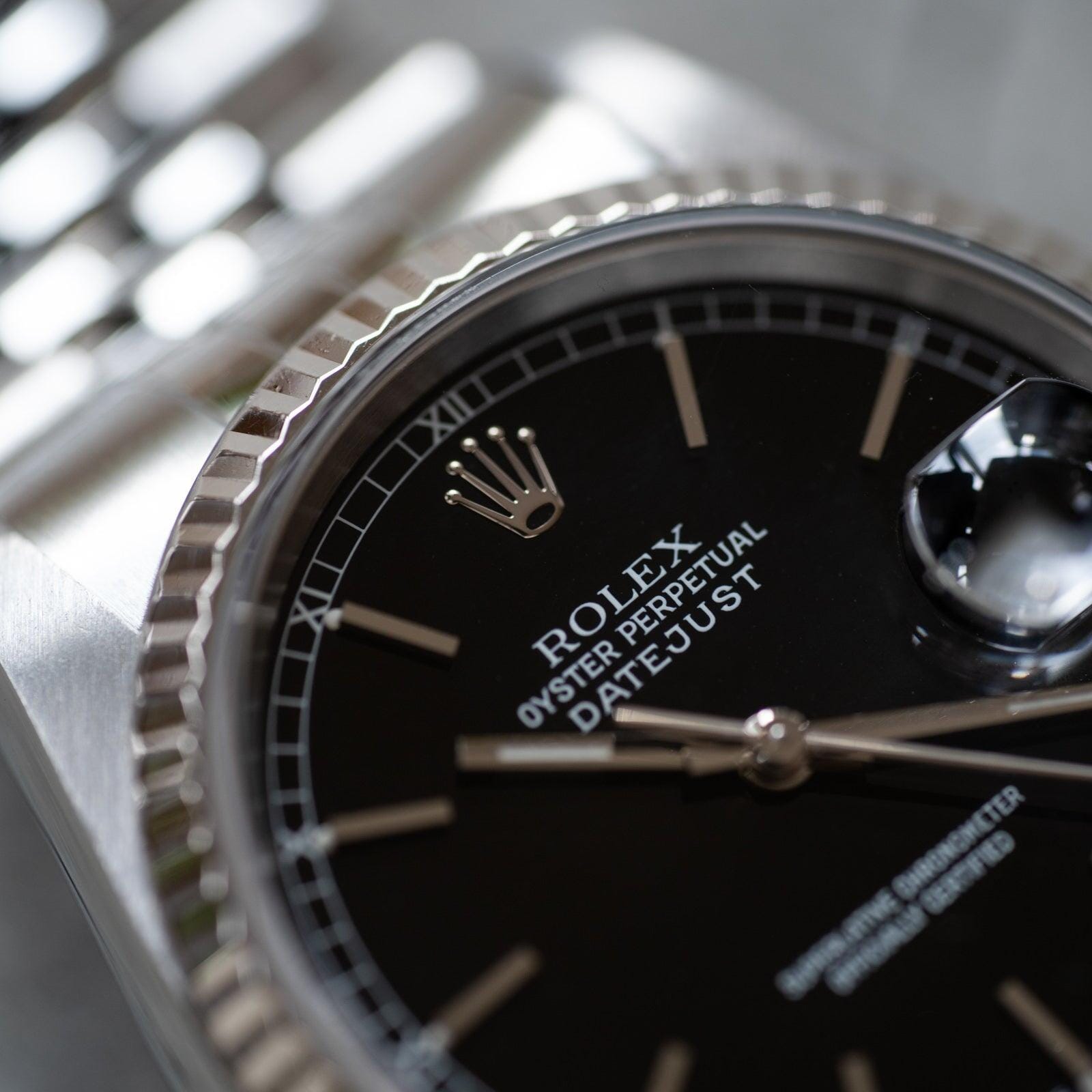 ROLEX Oyster Perpetual Datejust 16234 Black - Arbitro