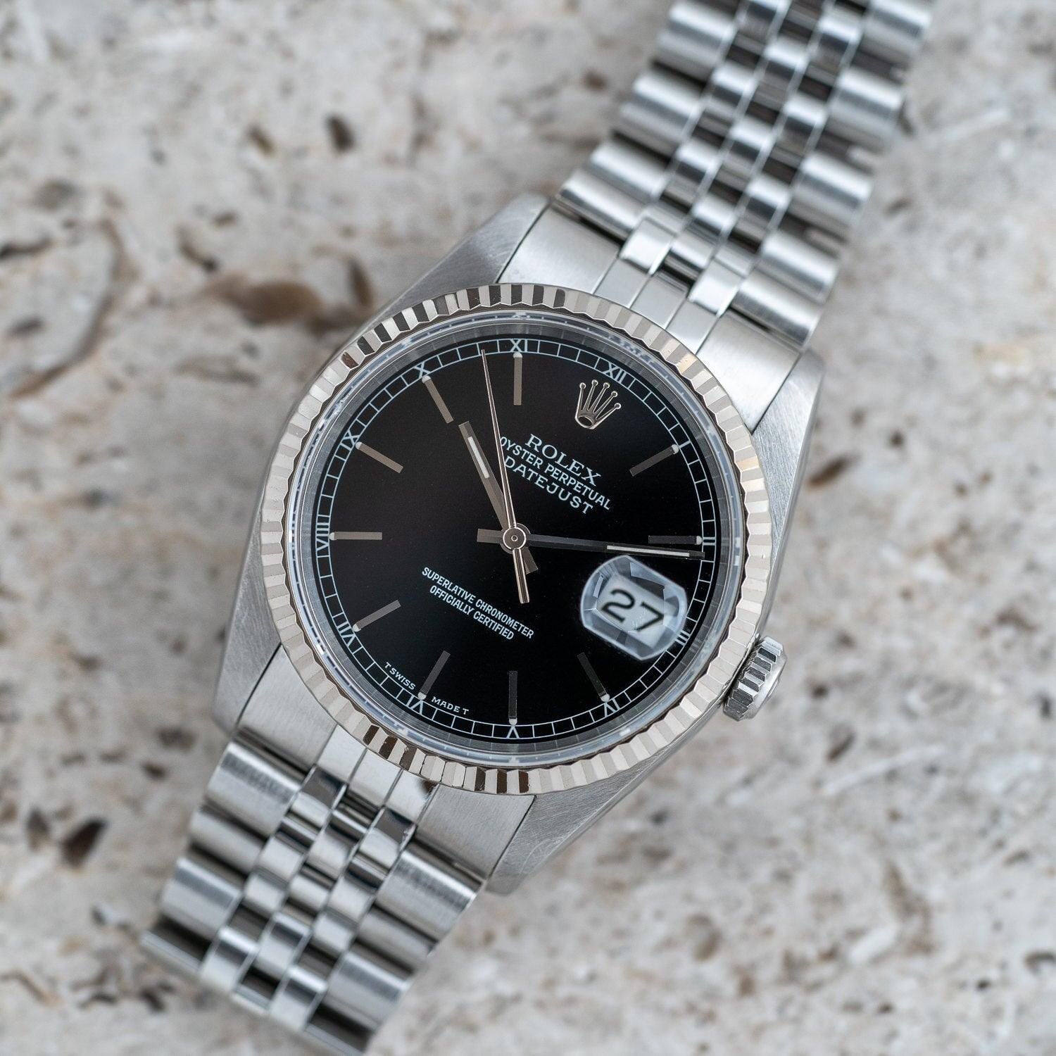 ROLEX Oyster Perpetual Datejust 16234 Black - Arbitro