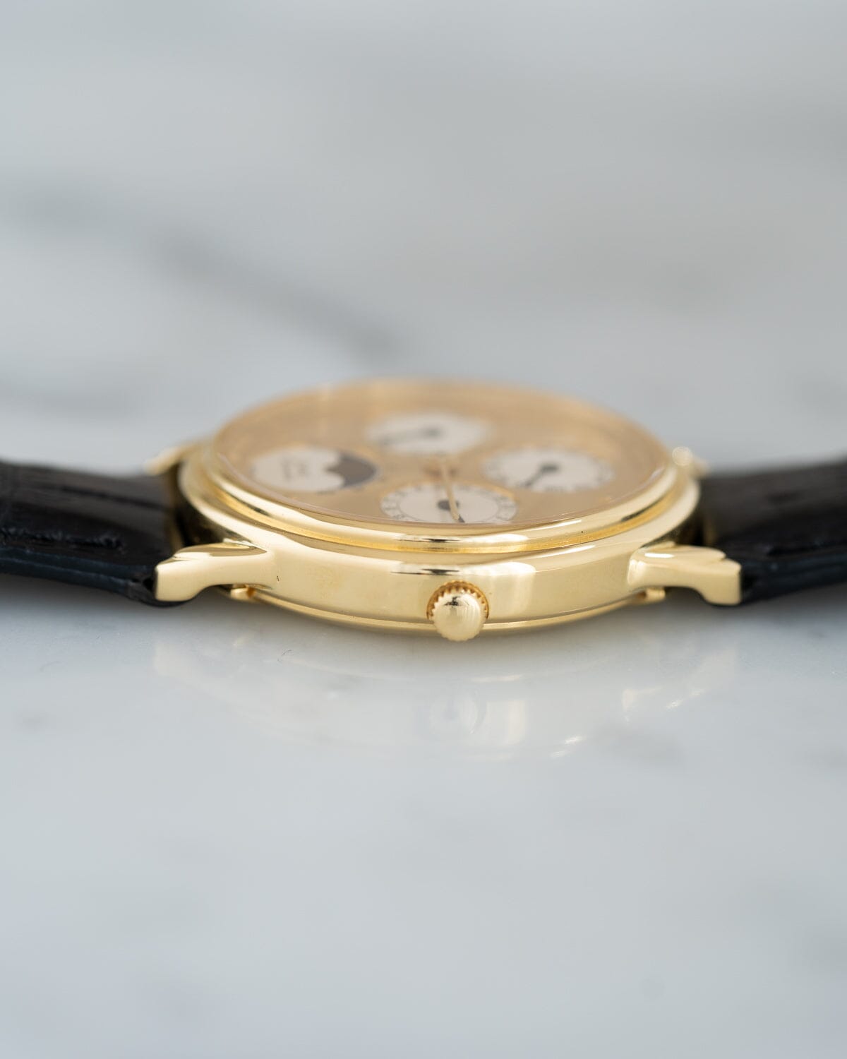Piaget Gouverneur 15958 YG Triple Calendar Moonphase Watch PIAGET