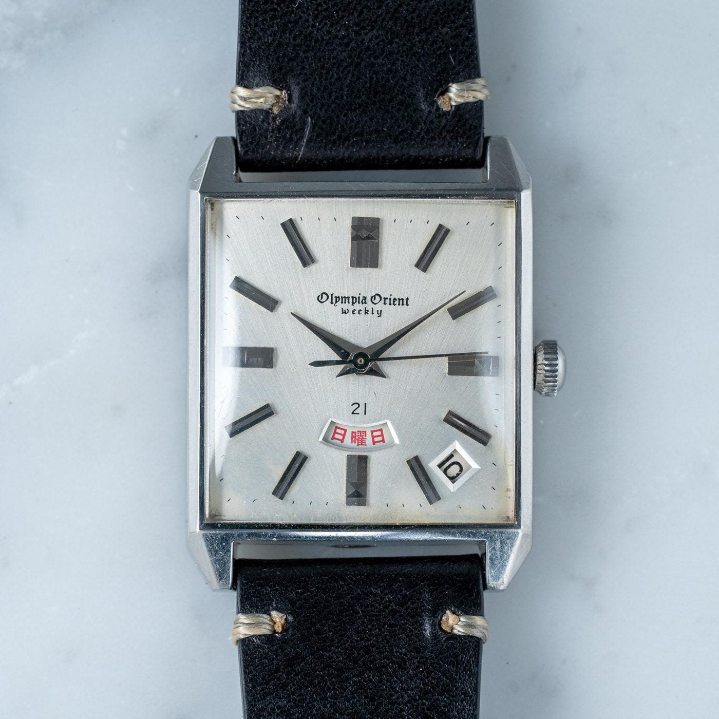 ORIENT Olympia Orient Weekly Sqaure 1960s - Arbitro