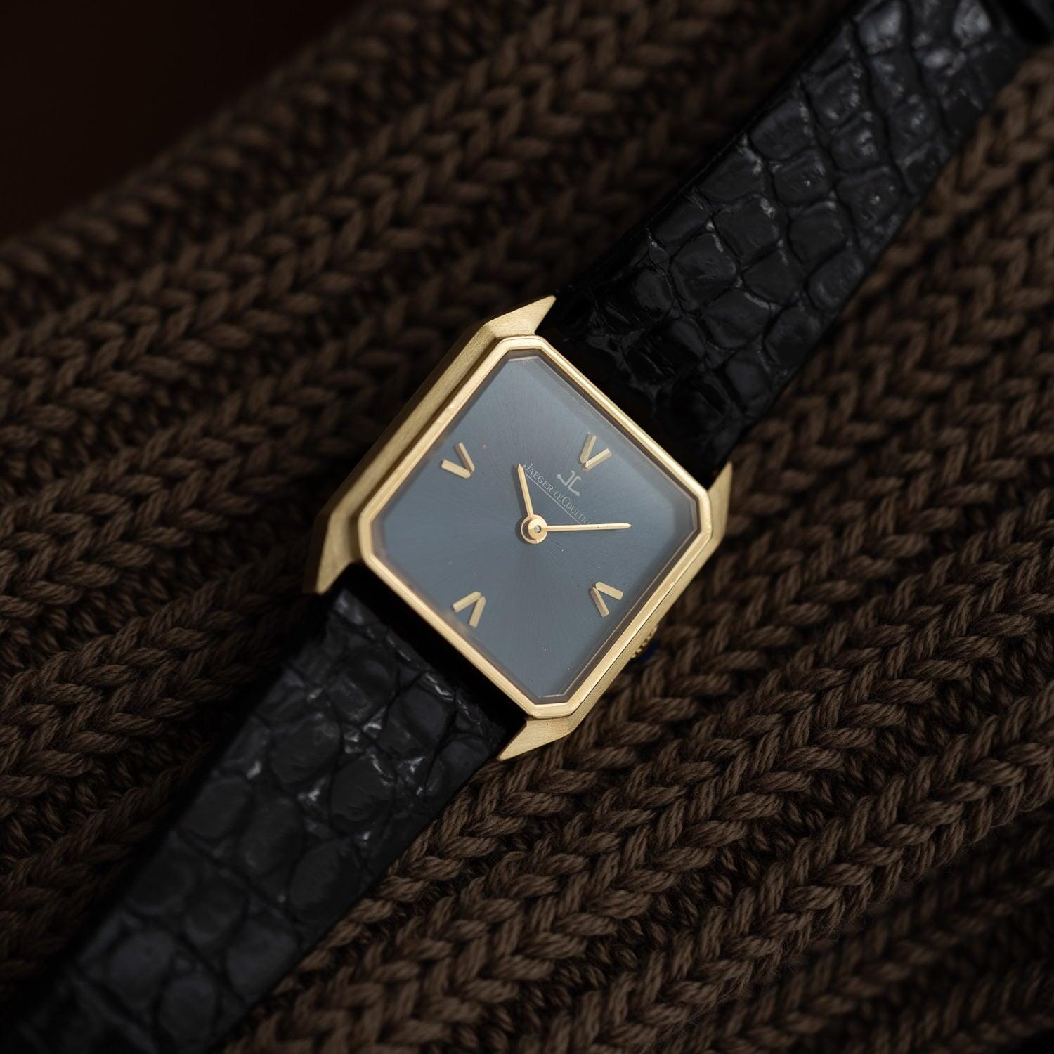 ジャガールクルト スクエア レディース YG 手巻き