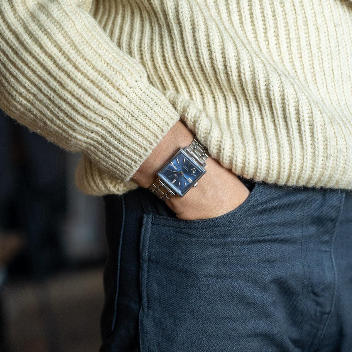 CITIZEN Auto Day Date Blue Dial "Monaco" - Arbitro