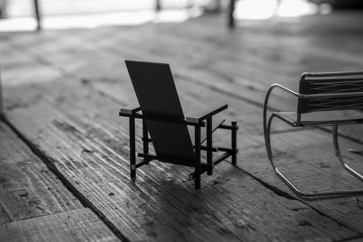 Vitra Miniatures Rood blauwe stoel Gerrit Rietveld, 1918 - Arbitro