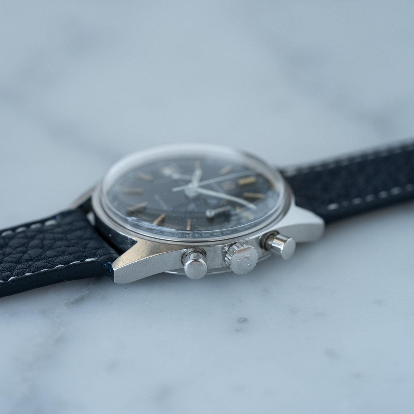 OMEGA De Ville Chronograph 146.017 Blue Dial 1960s - Arbitro