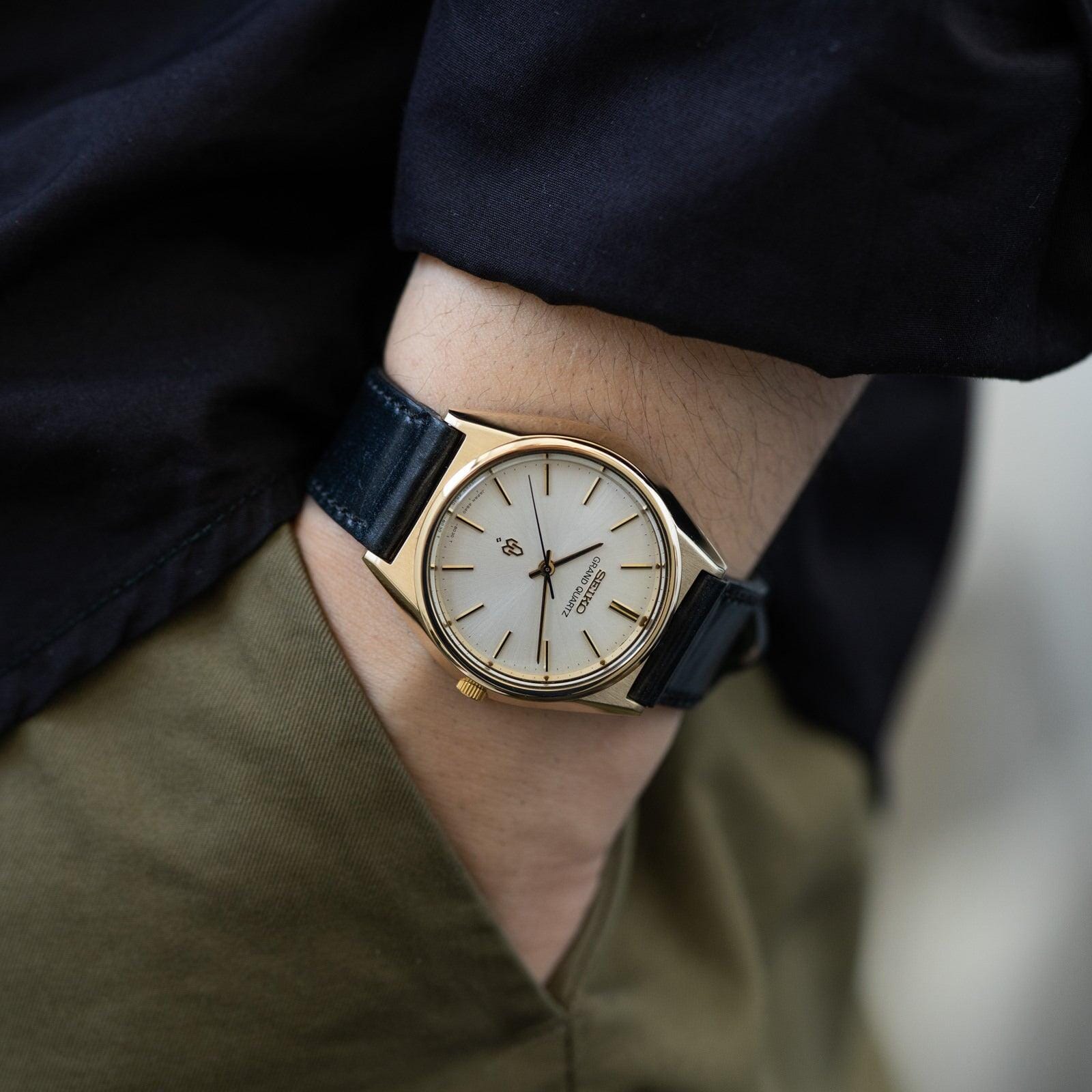 SEIKO GRAND QUARTZ 4840-8040 CAP GOLD - Arbitro