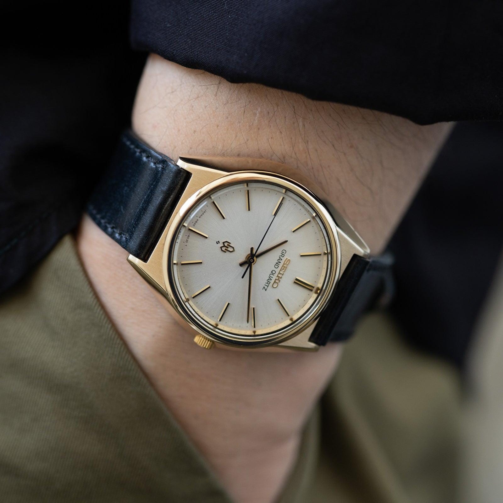 SEIKO GRAND QUARTZ 4840-8040 CAP GOLD - Arbitro