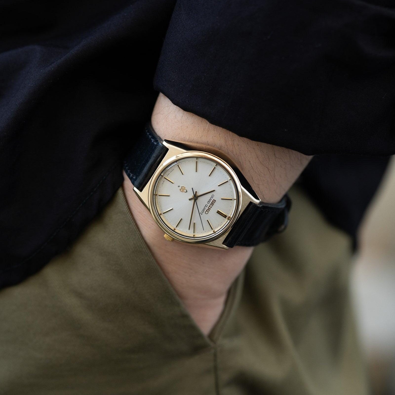 SEIKO GRAND QUARTZ 4840-8040 CAP GOLD - Arbitro