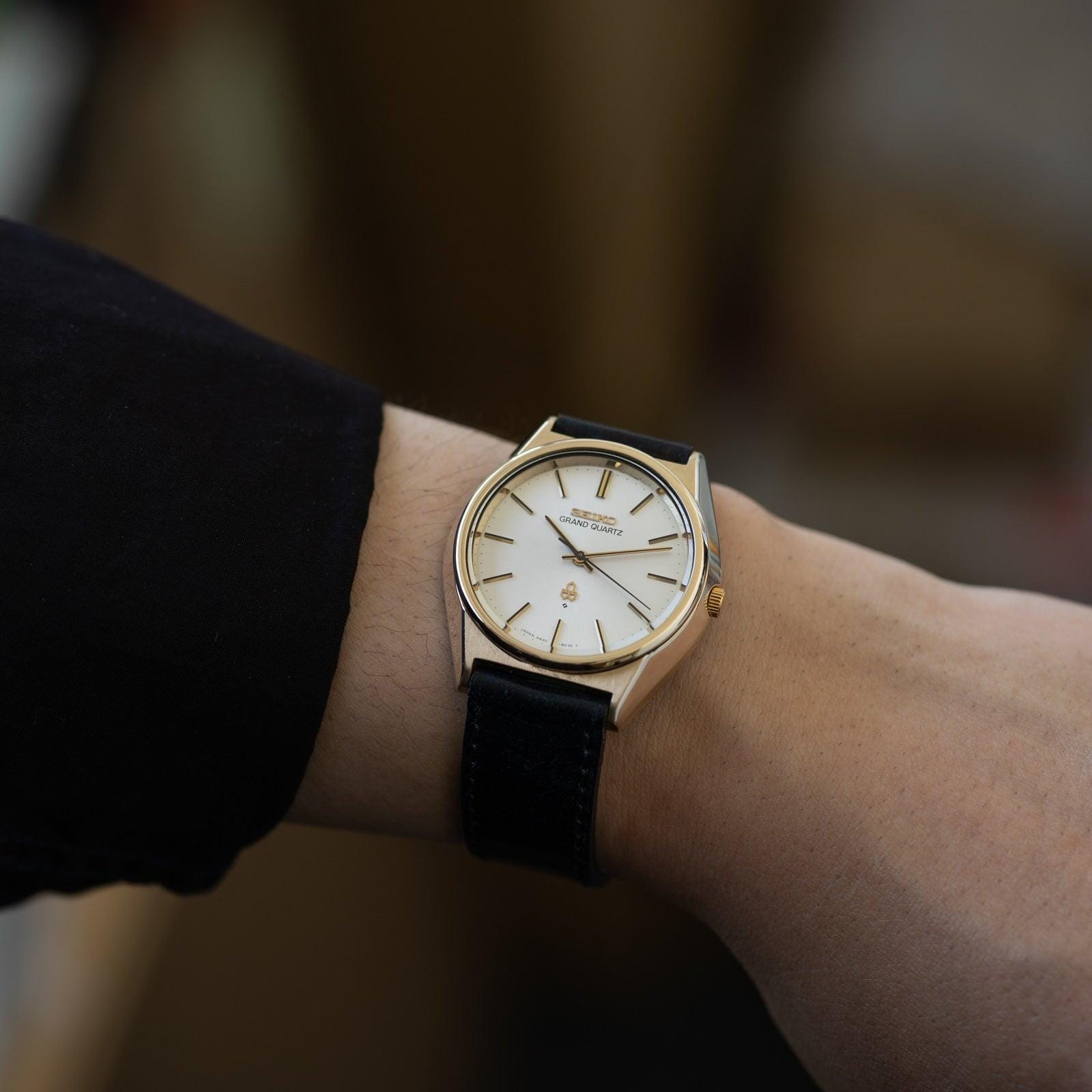 SEIKO GRAND QUARTZ 4840-8040 CAP GOLD - Arbitro