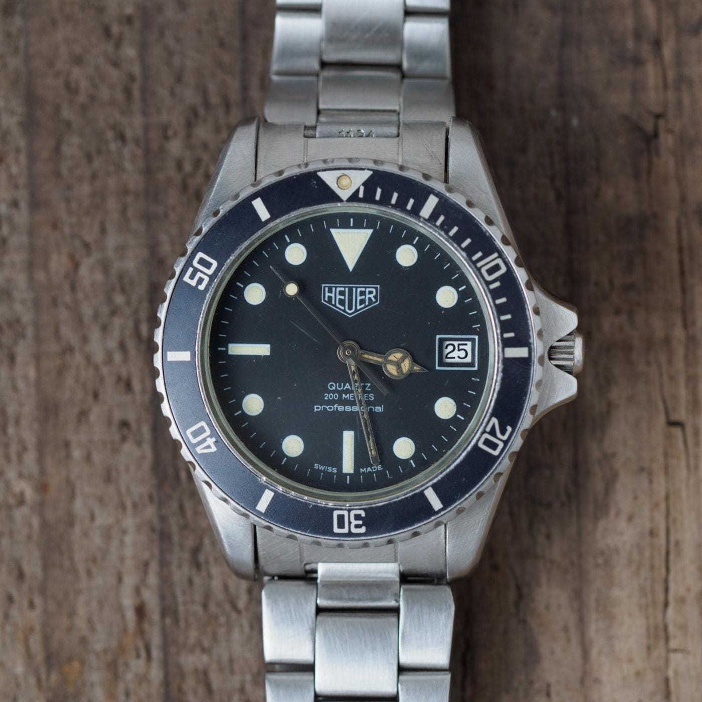 HEUER Diver 980.013 1980s - Arbitro