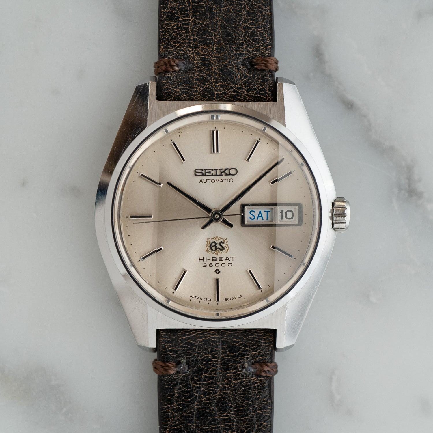 GRAND SEIKO Hi-BEAT 6146-8010 "Arabesque" Faceted Crystal - Arbitro