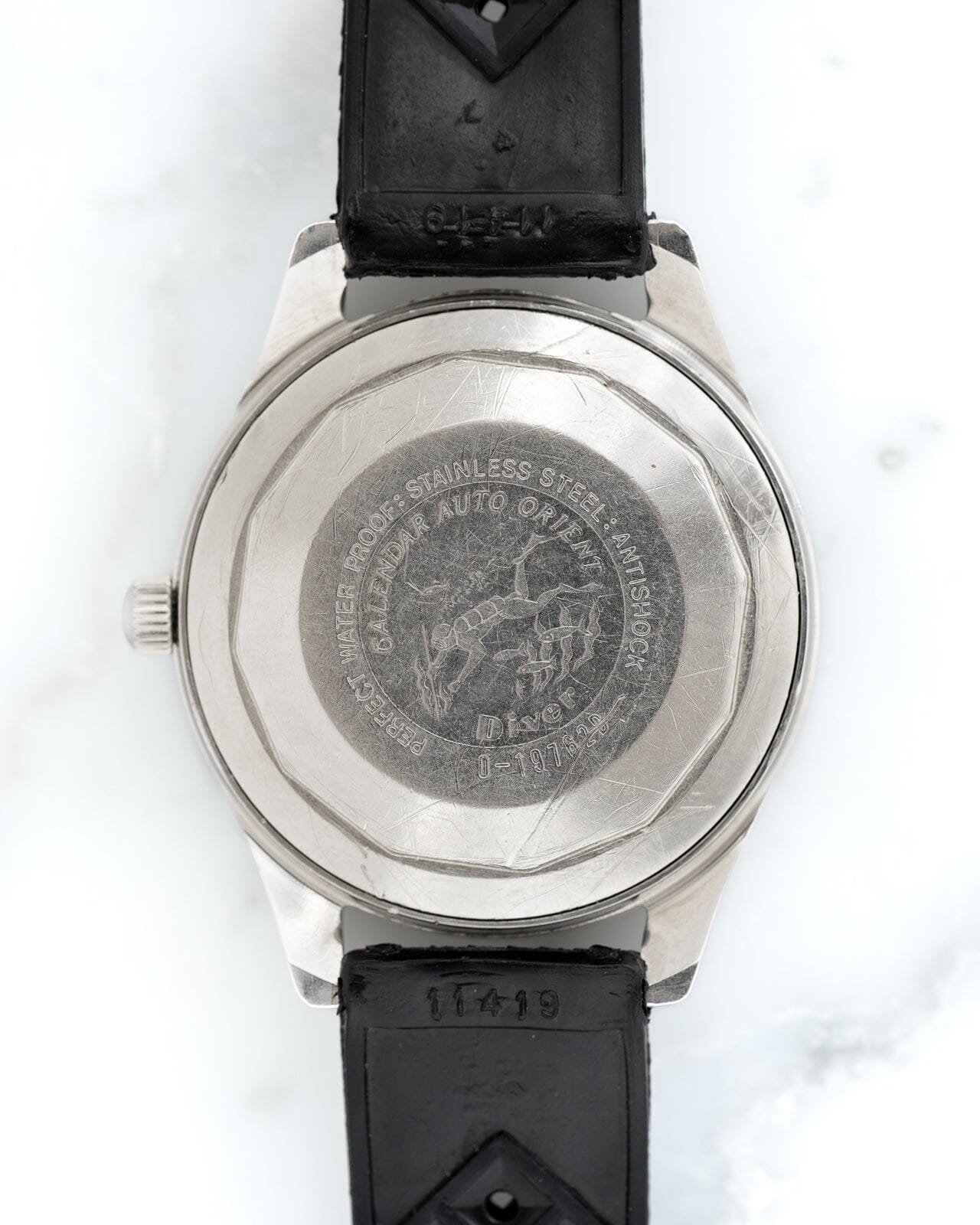 オリエント カレンダーオートオリエント 0-19762D ダイバー Watch ORIENT