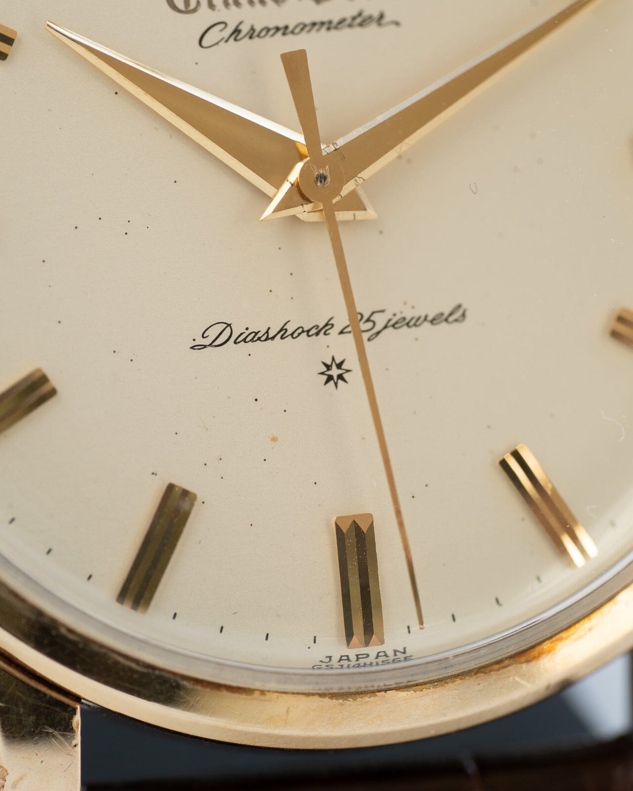 Grand Seiko First J14070 Carved Logo "Transitional" Watch SEIKO