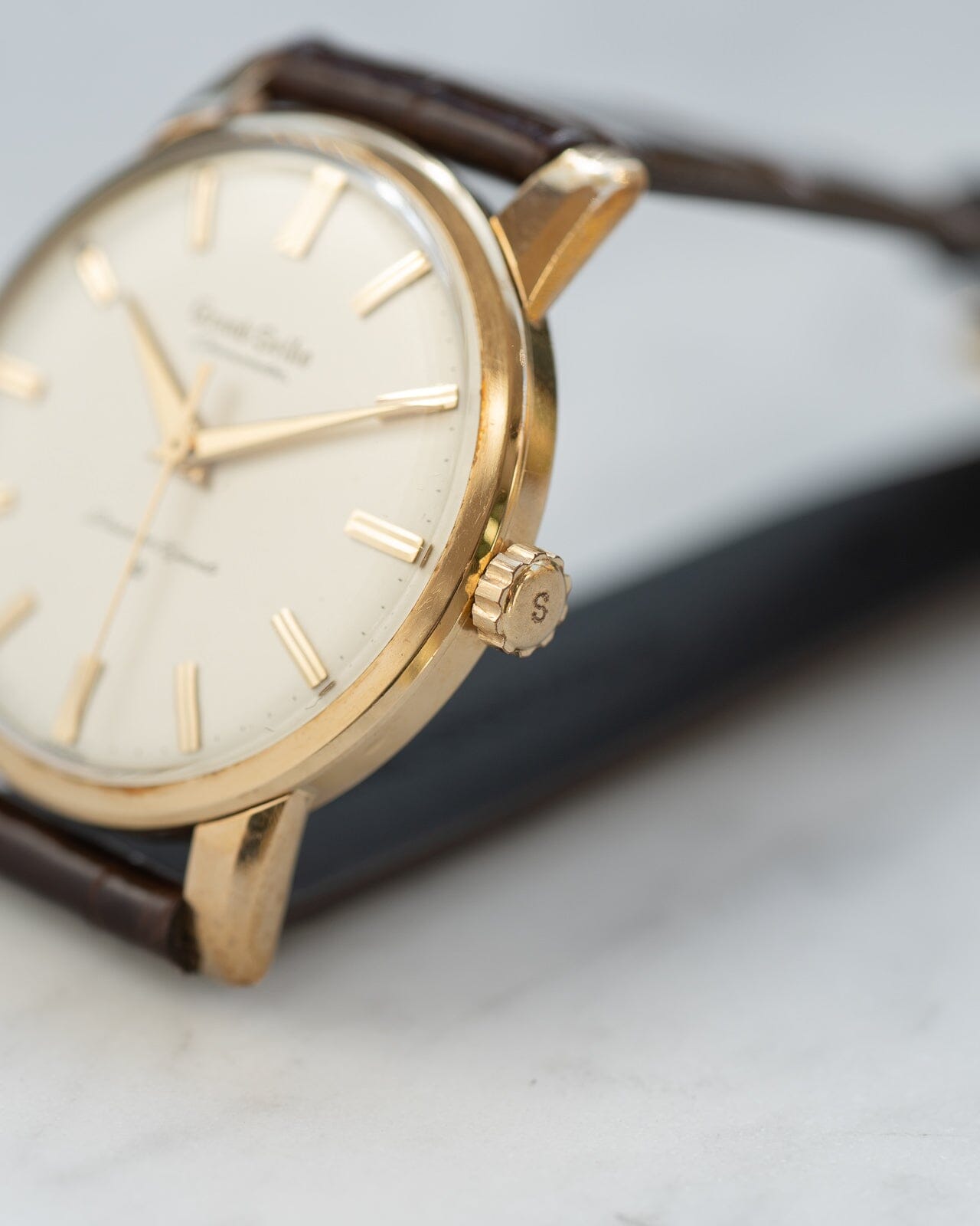 Grand Seiko First J14070 Carved Logo "Transitional" Watch SEIKO