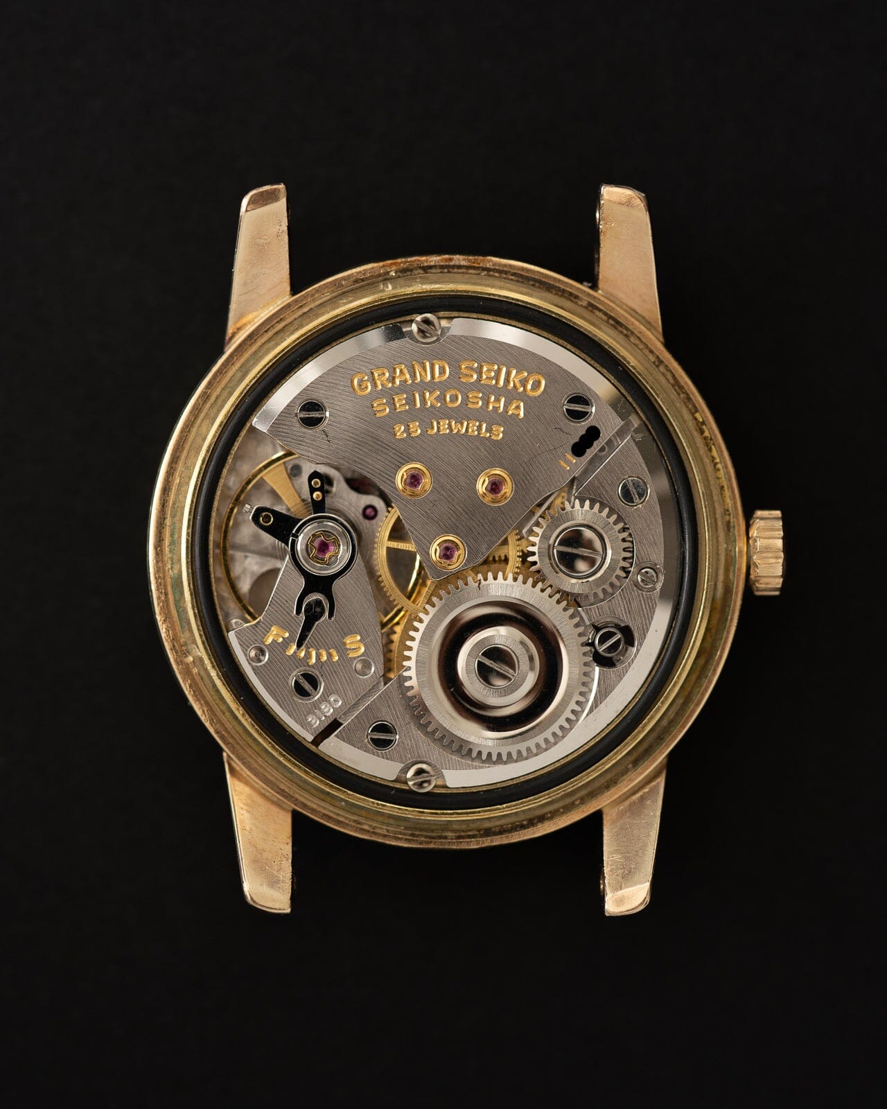 Grand Seiko First J14070 Carved Logo "Transitional" Watch SEIKO
