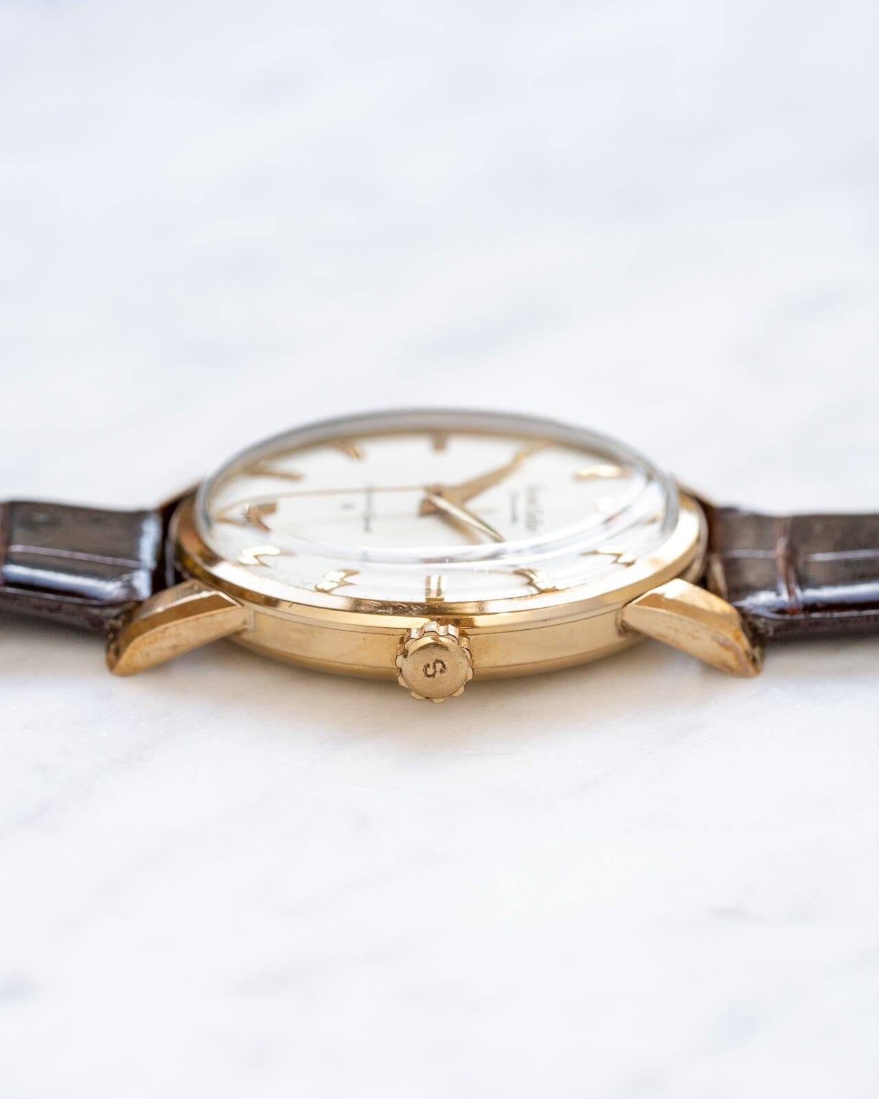 Grand Seiko First J14070 Carved Logo "Transitional" Watch SEIKO