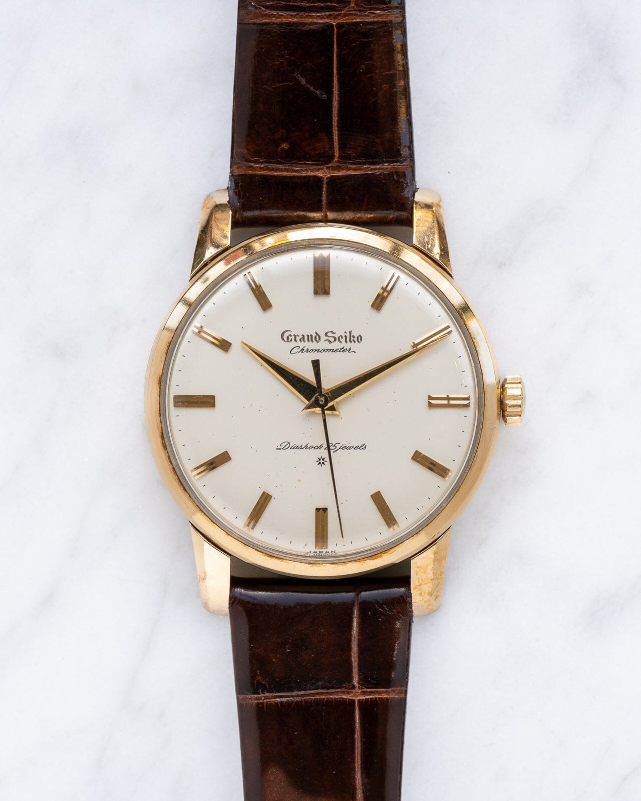グランドセイコー ファースト J14070 彫り文字盤 "Transitional" Watch SEIKO