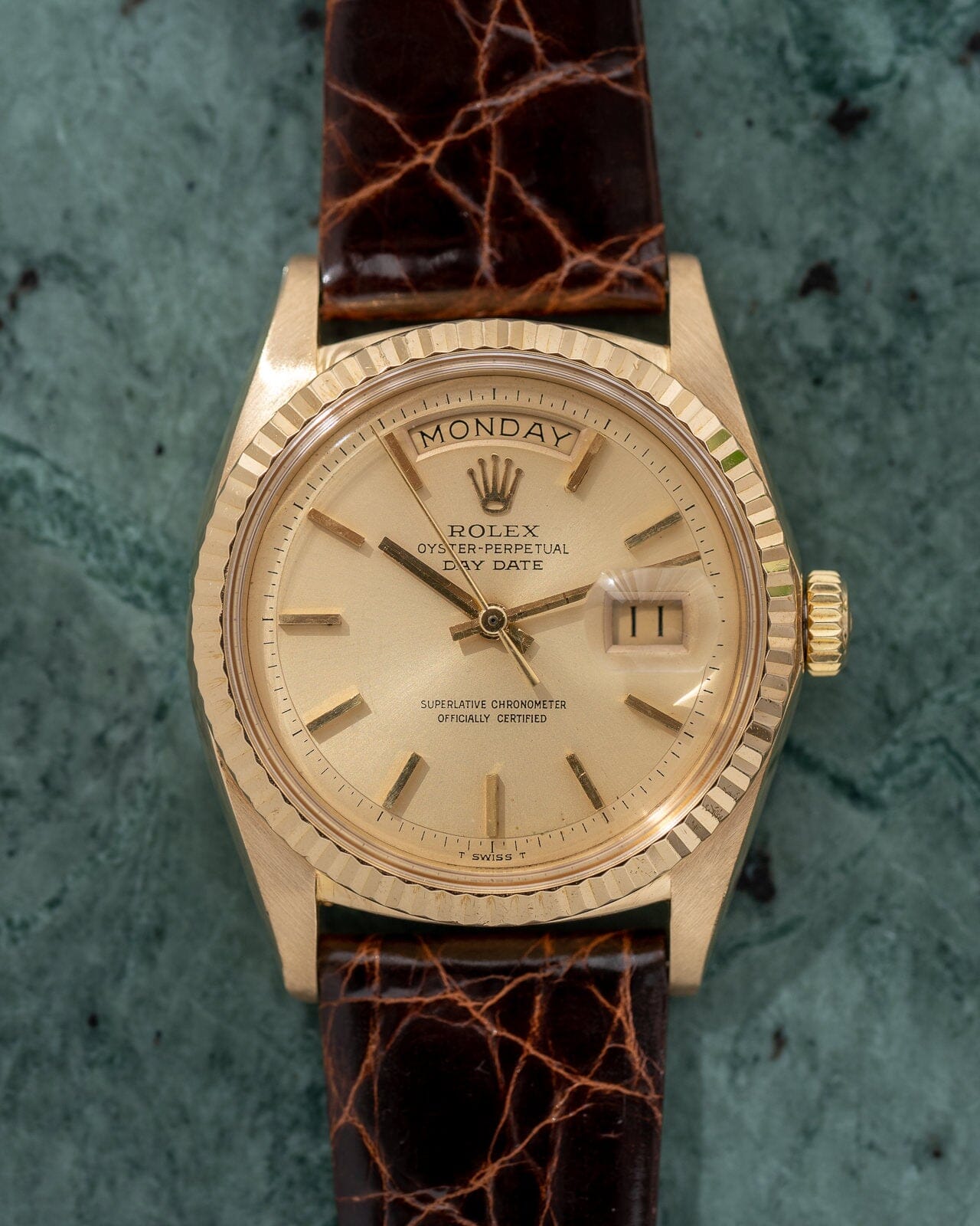 ロレックス デイデイト 1803 YG シャンパンダイアル Watch ROLEX