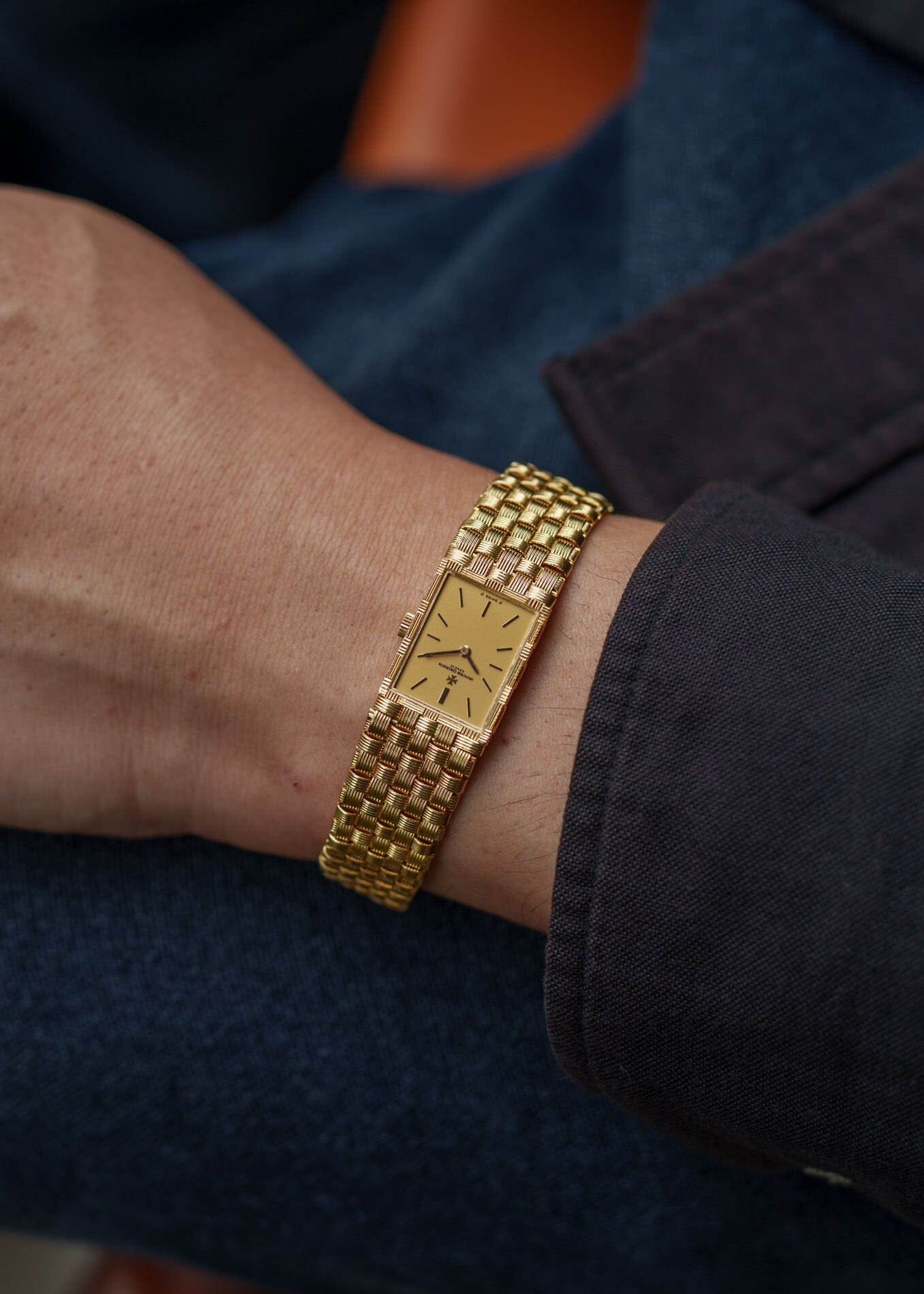 Vacheron Constantin メッシュドール YG シャンパンダイアル Watch VACHERON CONSTANTIN 