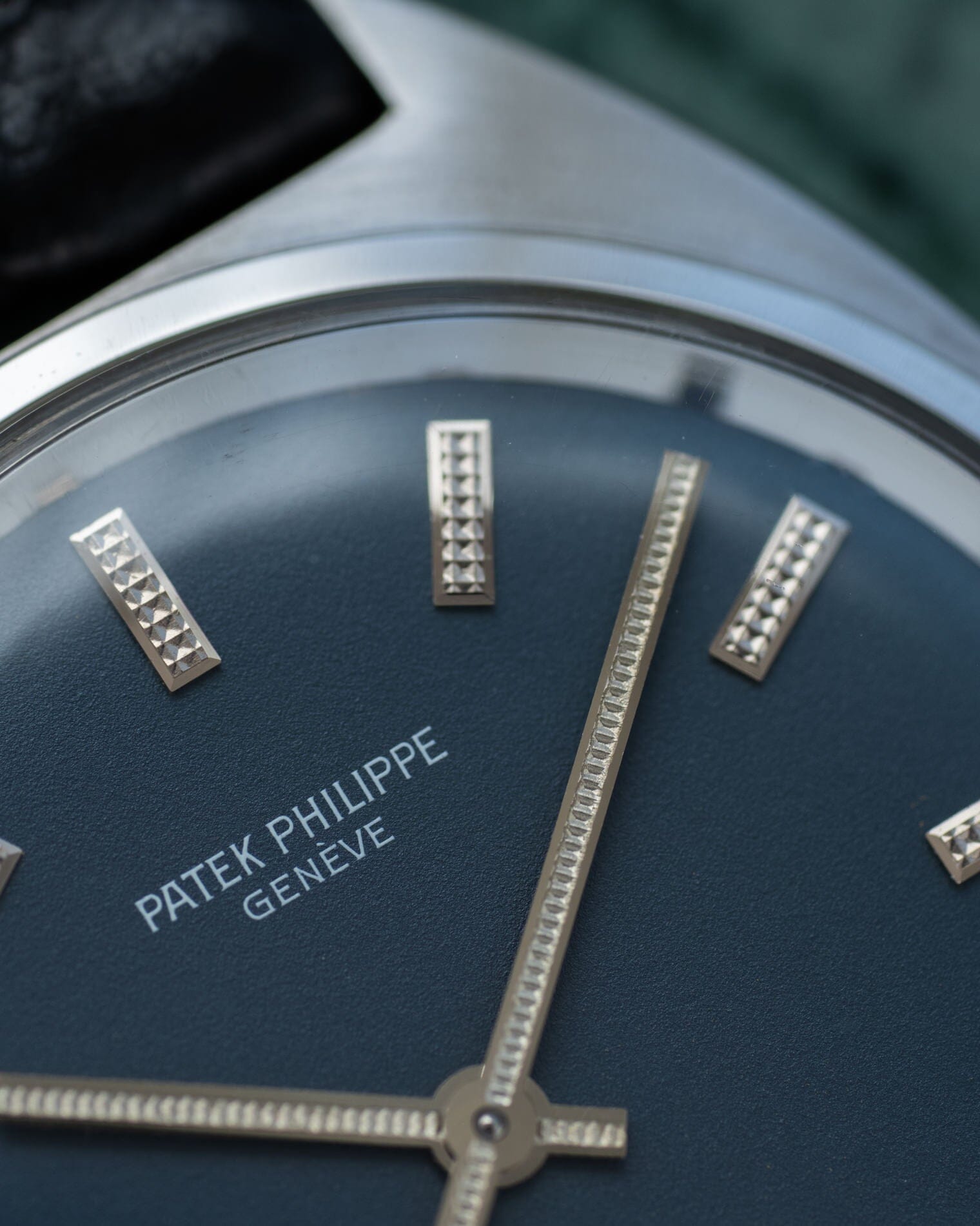 Patek Philippe カラトラバ 3574 SS ブルーダイアル アーカイブ付き Watch PATEK PHILIPPE 