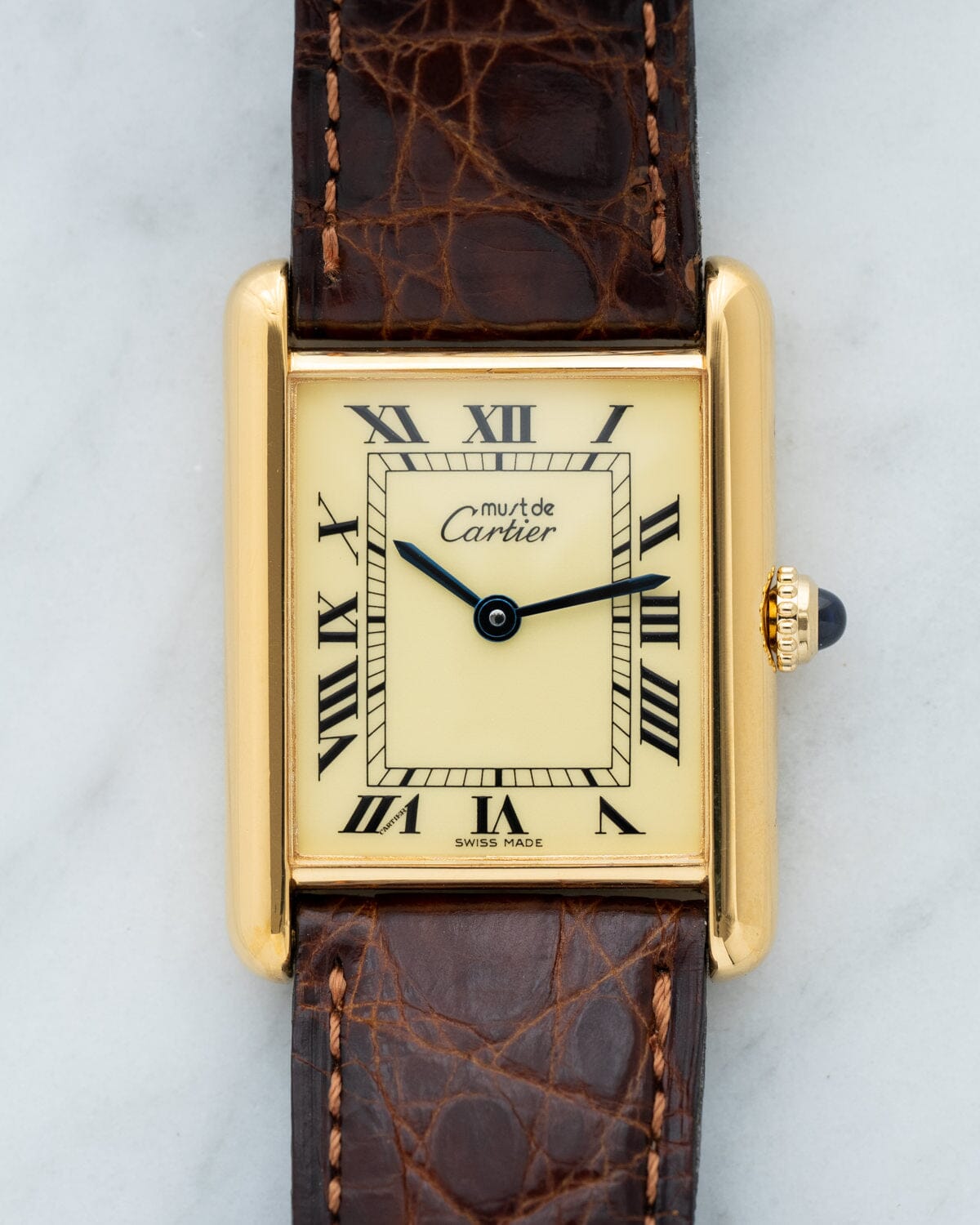 カルティエ マストタンク アイボリーローマン CS済み Watch CARTIER 