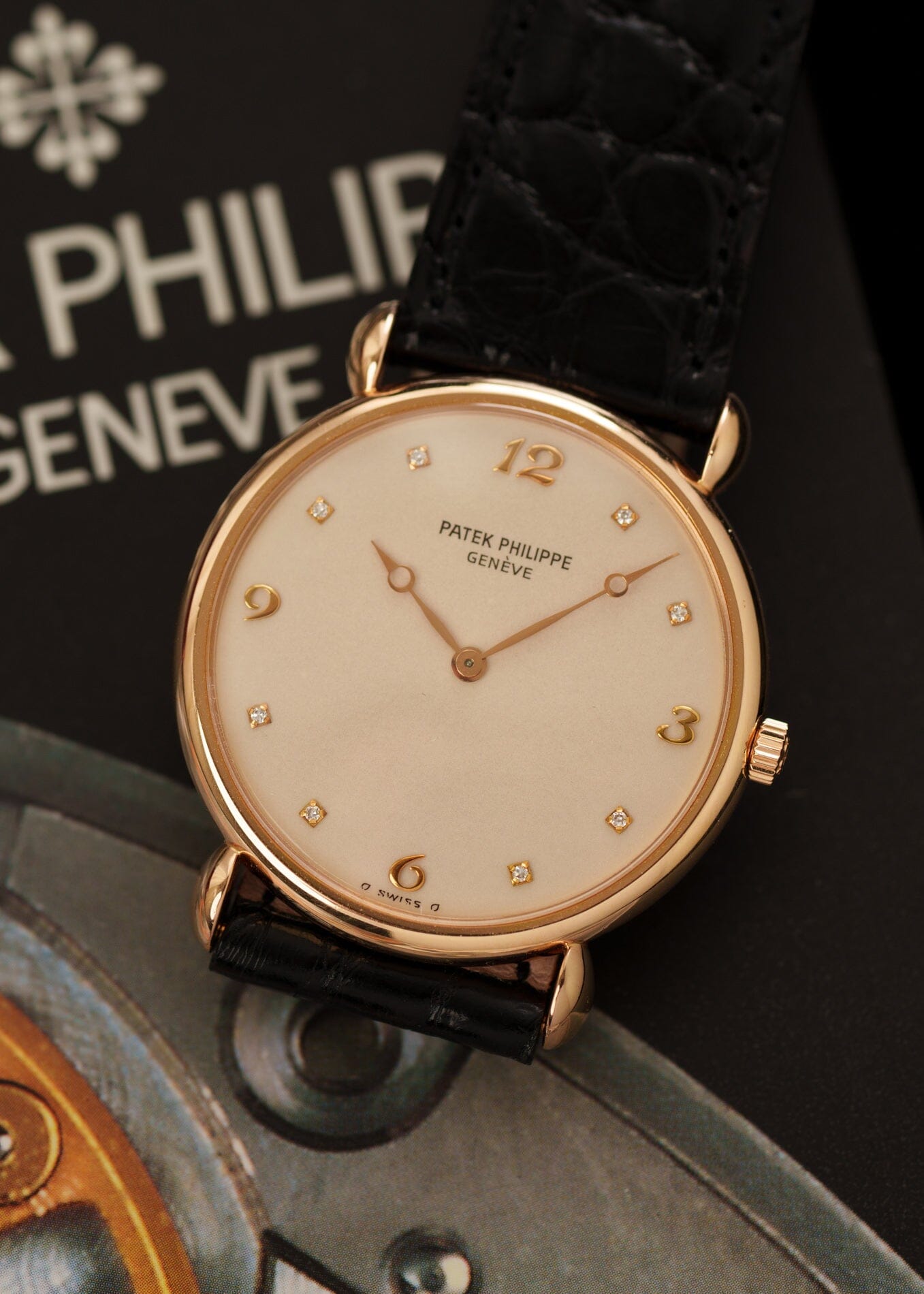 Patek Philippe カラトラバ 3820 PG ダイヤモンドダイアル 保証書付き Watch PATEK PHILIPPE 