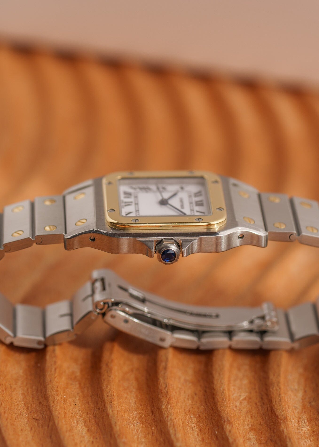 Cartier サントスガルベ LM 2961 自動巻き 国際永久保証書付き Watch CARTIER 