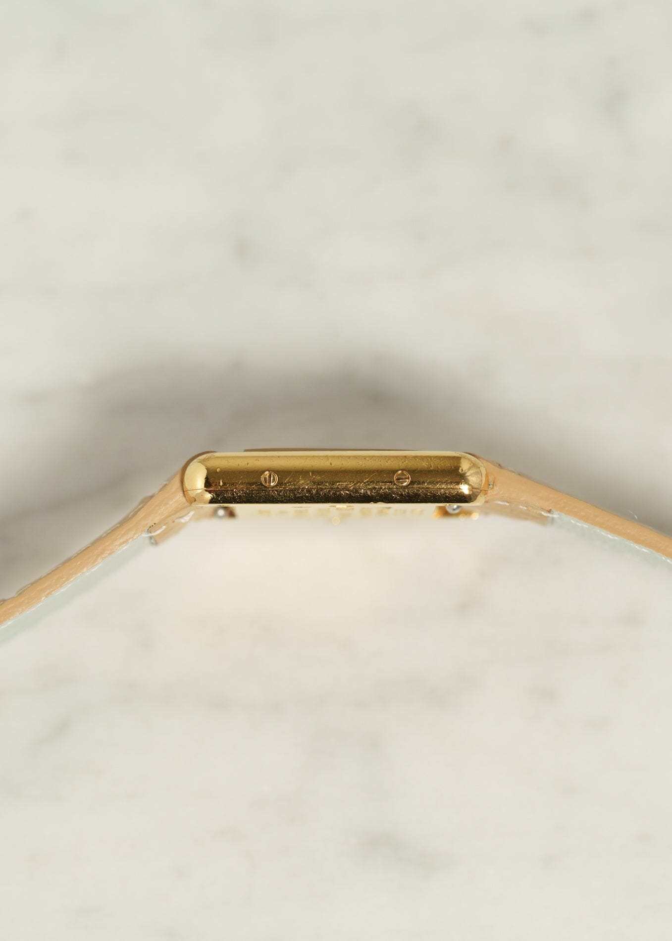 カルティエ マストタンク SM 縦ローマン QZ Watch CARTIER 