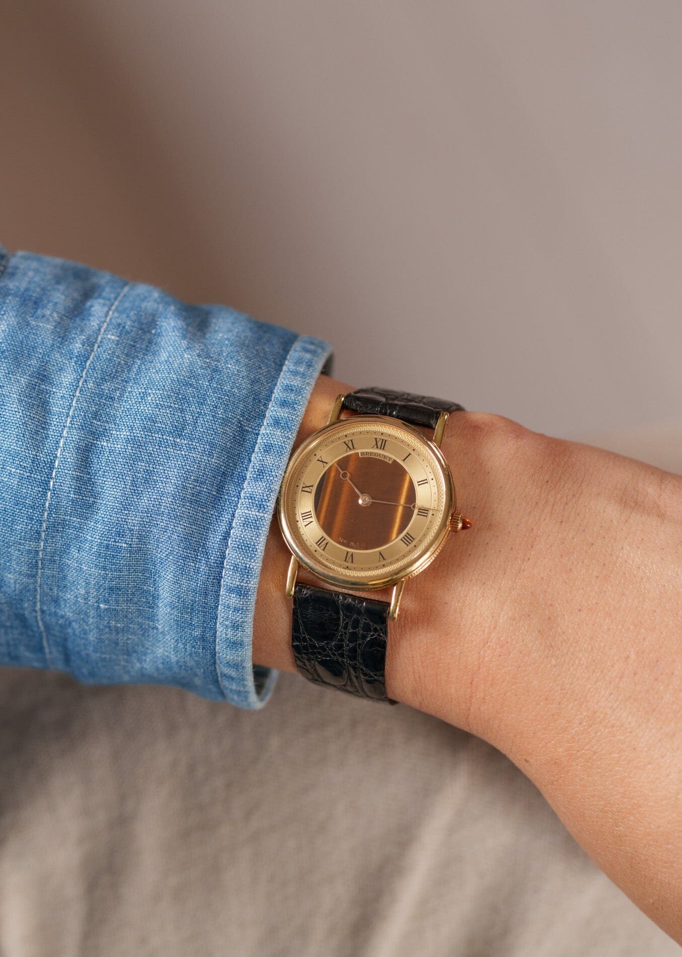 Breguet クラシック YG タイガーアイ 手巻き Cal.839 Watch BREGUET 