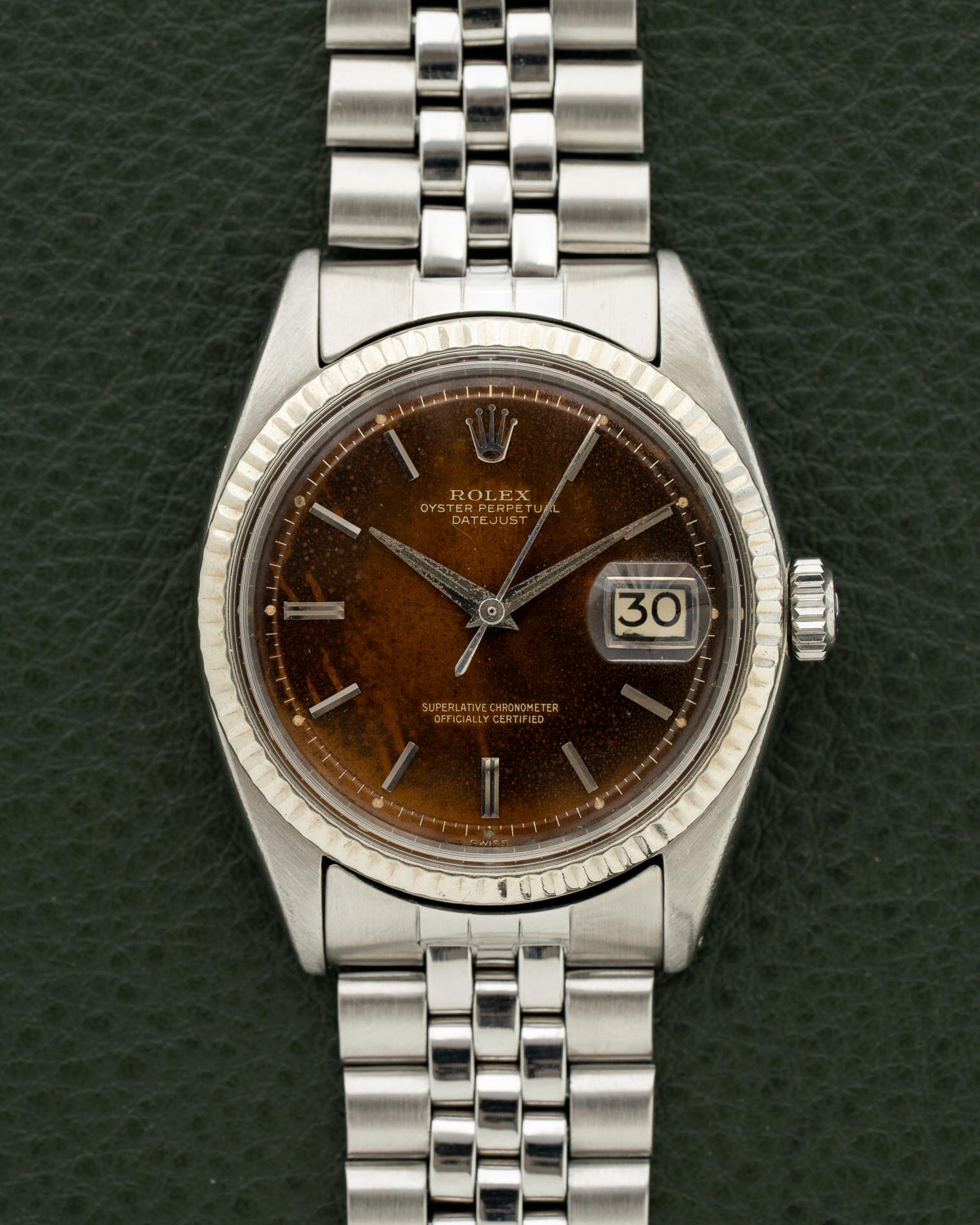 Rolex Datejust 1601 Gilt Tropical Dial Watch ROLEX 