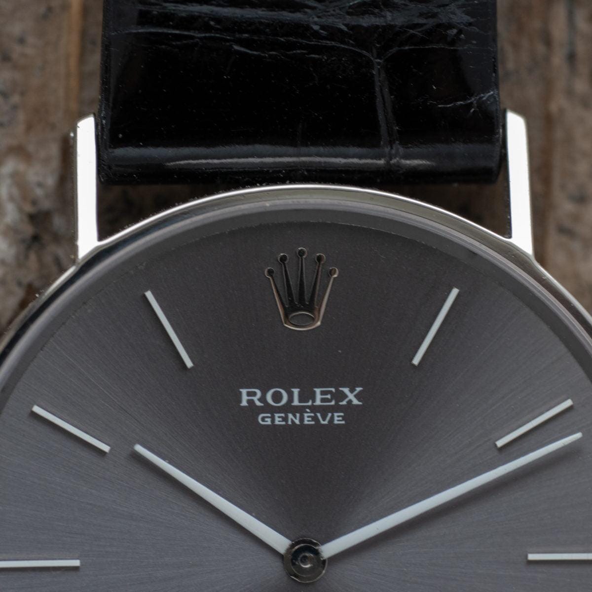 ROLEX Cellini 3833 WG Grey Dial 1970s - Arbitro