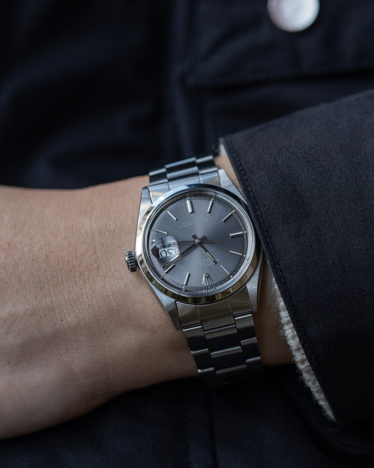 Rolex Datejust 1600 Grey Dial ARBITRO