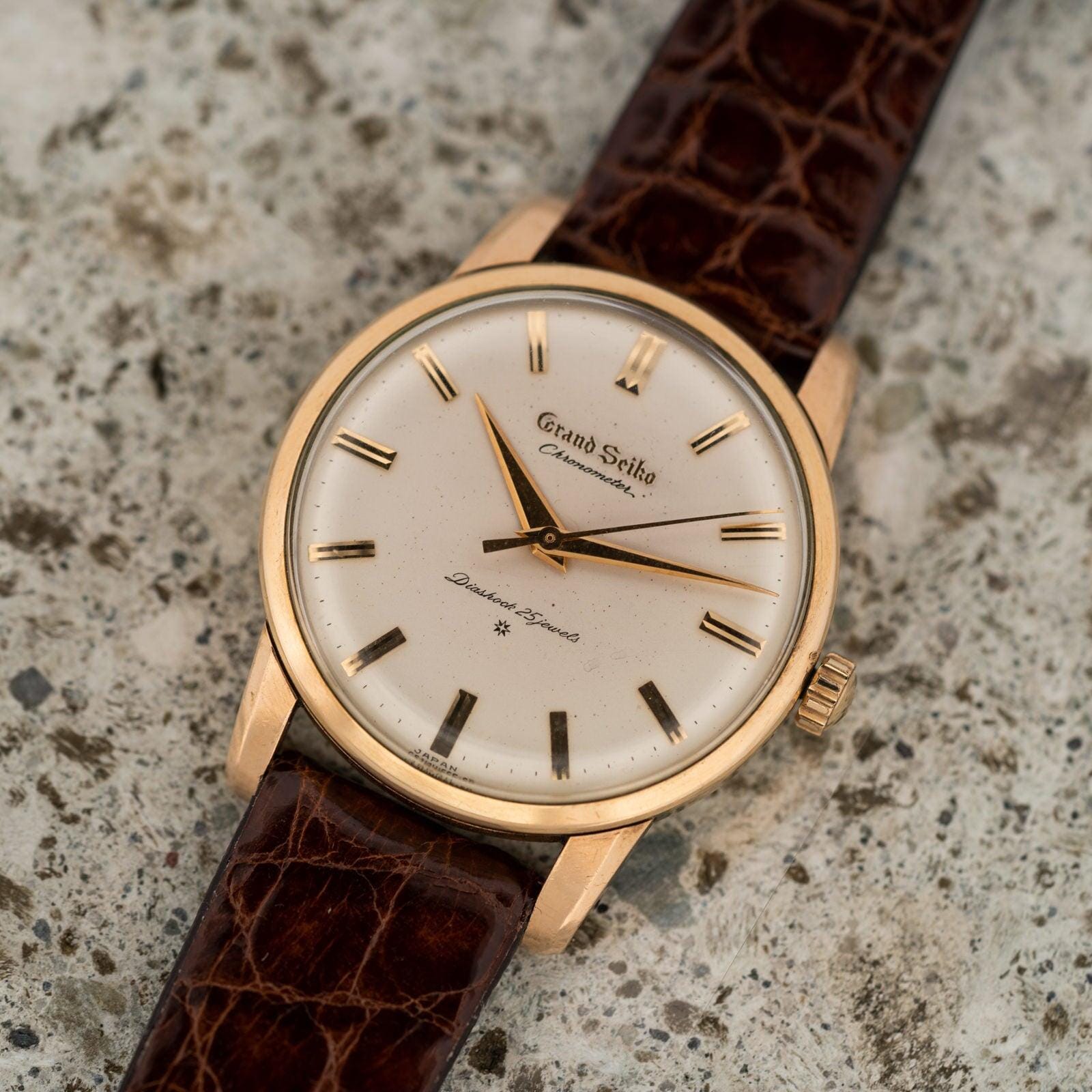 Grand Seiko First J14070 Raised Dial ARBITRO1